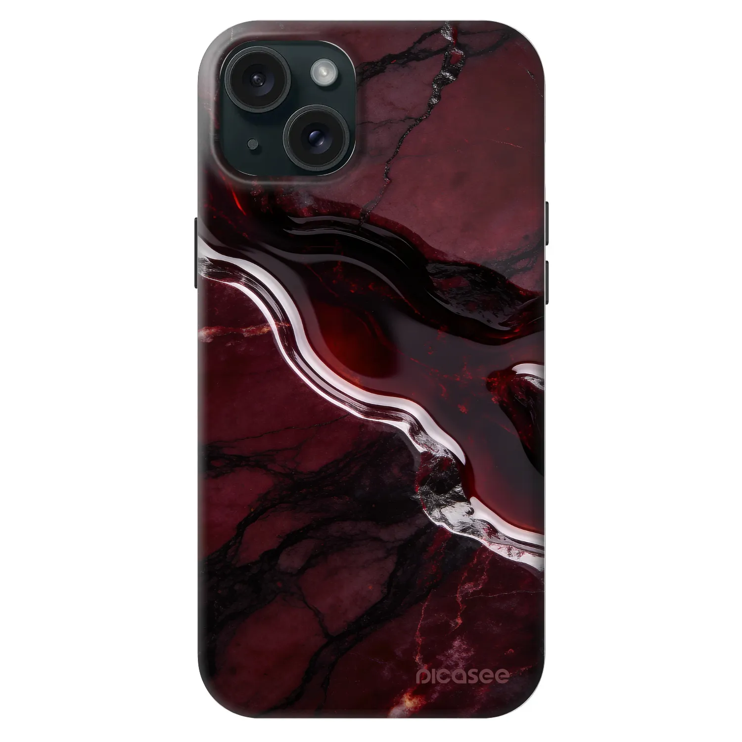 Picasee Fashion Case MagSafe για Apple iPhone 15 Plus - Cherry stone