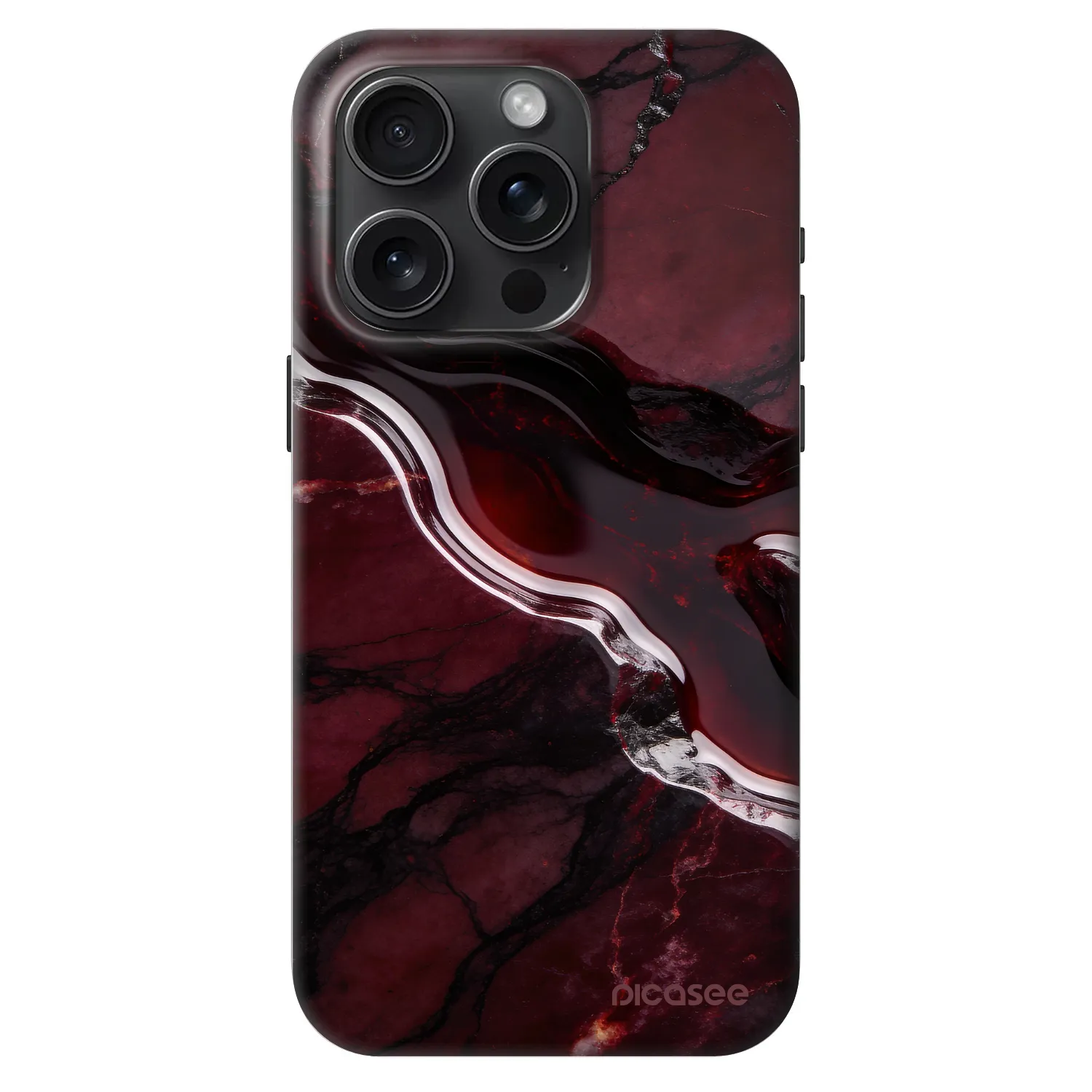 Picasee Fashion Case MagSafe για Apple iPhone 15 Pro - Cherry stone