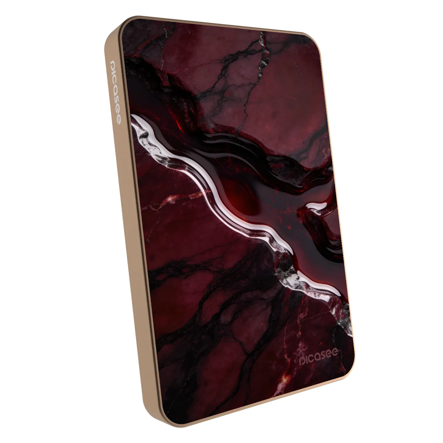 Picasee Powerbank με MagSafe 5 000 mAh Χρυσαφένιος - Cherry stone