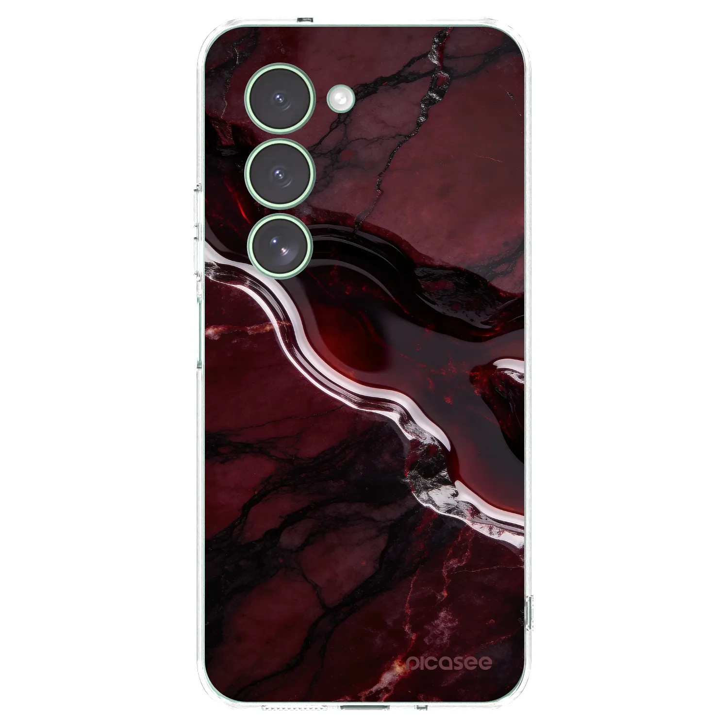Picasee διαφανής θήκη σιλικόνης Xiaomi Redmi 15 5G - Cherry stone