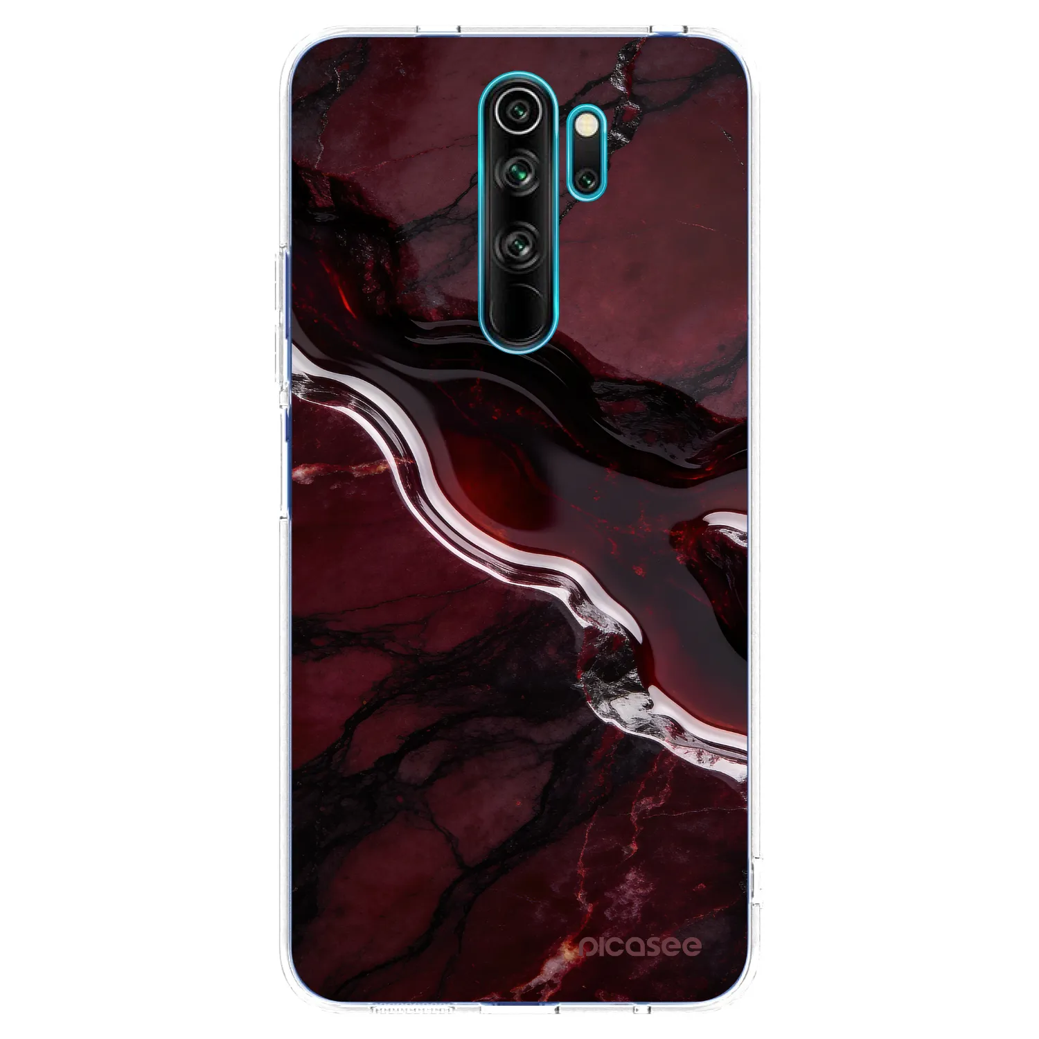 Picasee διαφανής θήκη σιλικόνης Xiaomi Redmi Note 8 Pro - Cherry stone