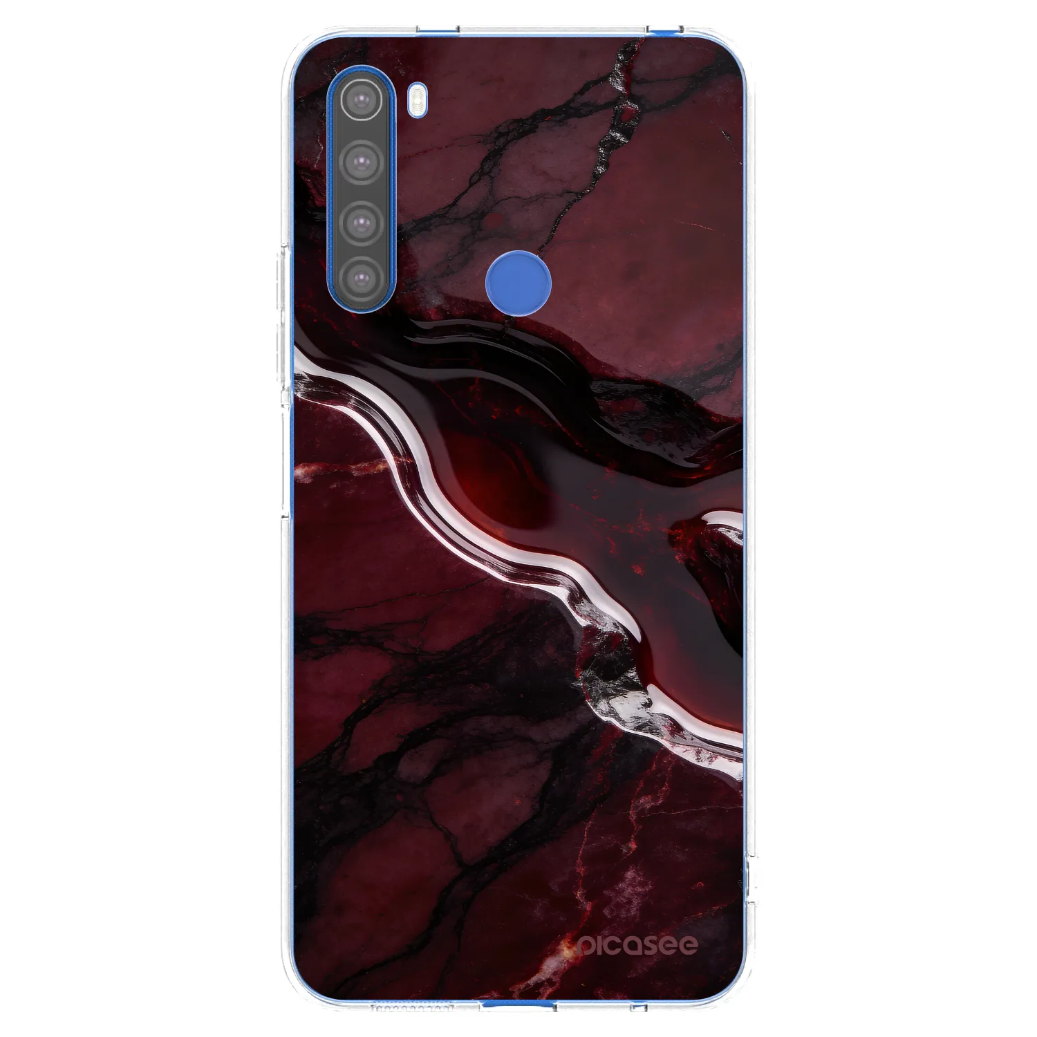 Picasee διαφανής θήκη σιλικόνης Xiaomi Redmi Note 8T - Cherry stone