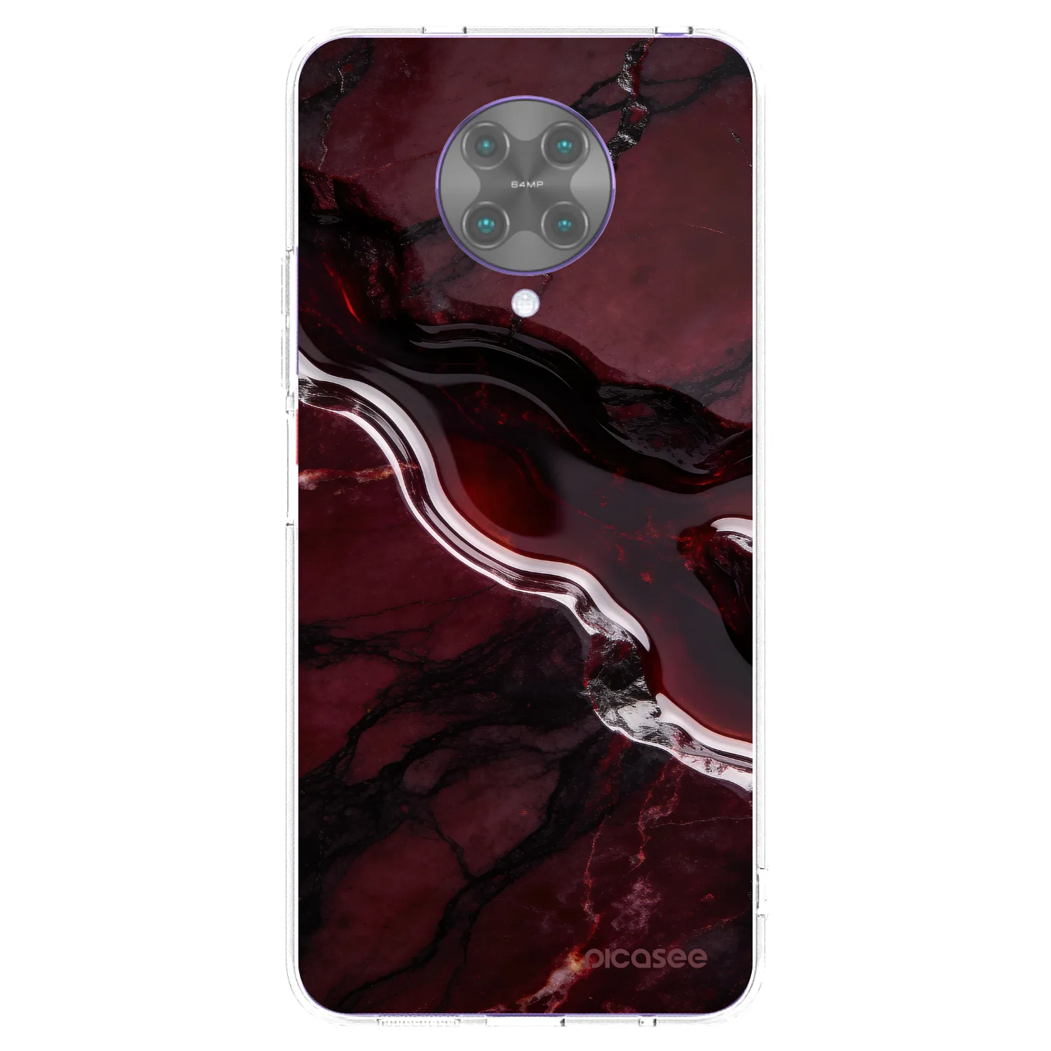 Picasee διαφανής θήκη σιλικόνης Xiaomi Poco F2 Pro - Cherry stone