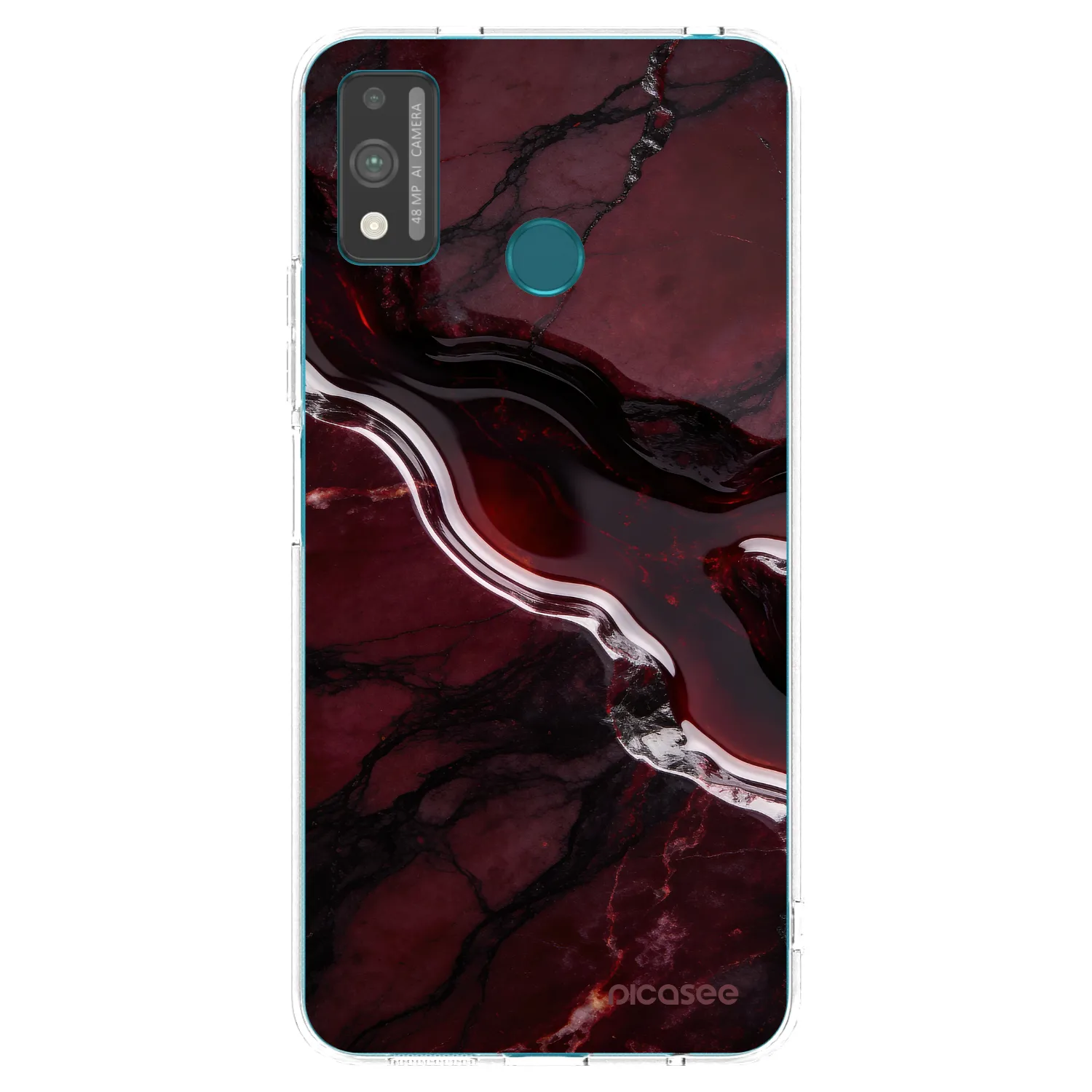 Picasee διαφανής θήκη σιλικόνης Honor 9X Lite - Cherry stone