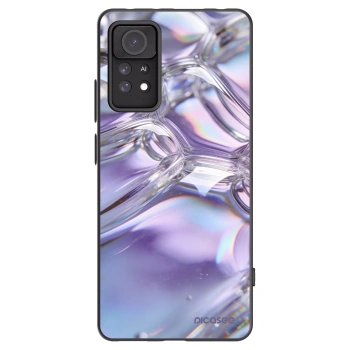 Picasee Μαύρη θήκη σιλικόνης για Xiaomi Redmi Note 11 Pro - Iridescent bubbles