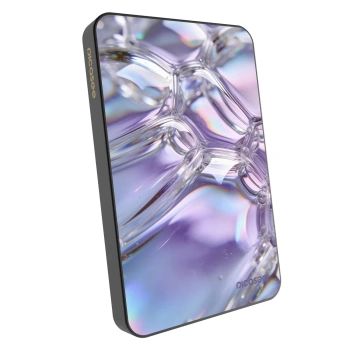 Powerbank με MagSafe 5 000 mAh Γκρί - Iridescent bubbles