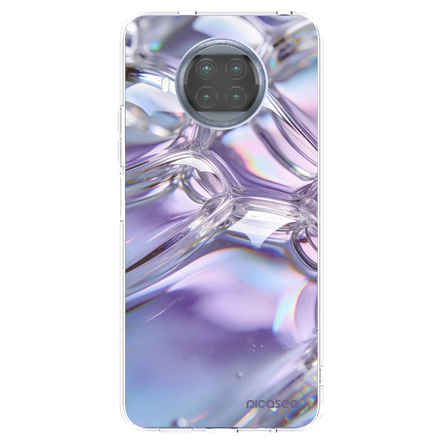 Picasee διαφανής θήκη σιλικόνης Xiaomi Mi 10T Lite - Iridescent bubbles