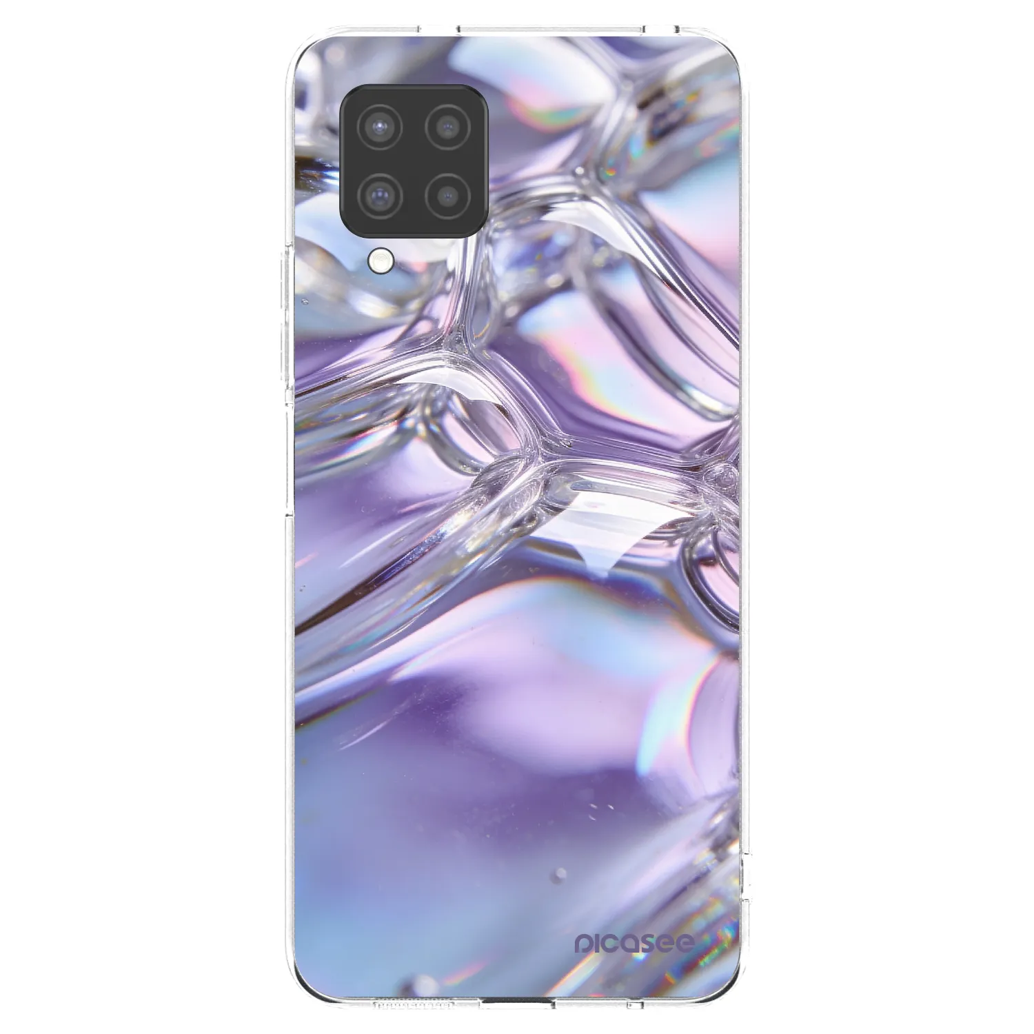 Picasee διαφανής θήκη σιλικόνης Samsung Galaxy A42 A426B - Iridescent bubbles