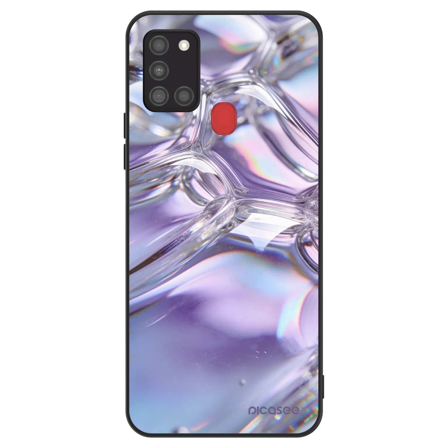 Picasee ULTIMATE CASE για Samsung Galaxy A21s - Iridescent bubbles
