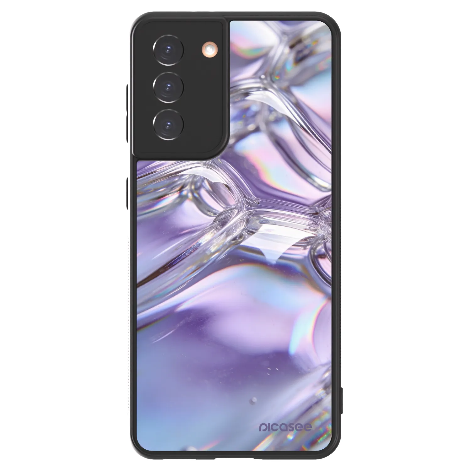 Picasee ULTIMATE CASE για Samsung Galaxy S21 5G G991B - Iridescent bubbles