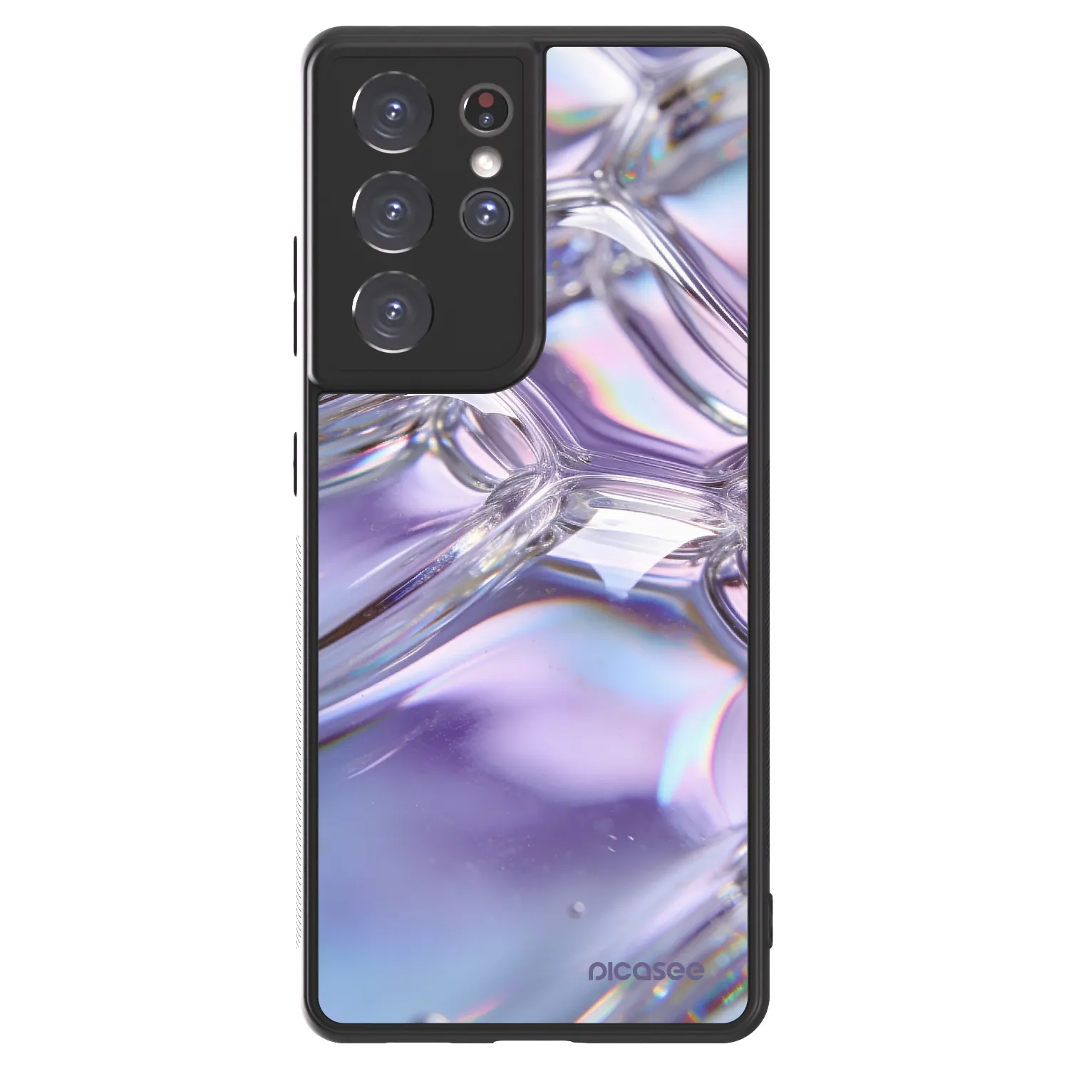 Picasee ULTIMATE CASE για Samsung Galaxy S21 Ultra 5G G998B - Iridescent bubbles