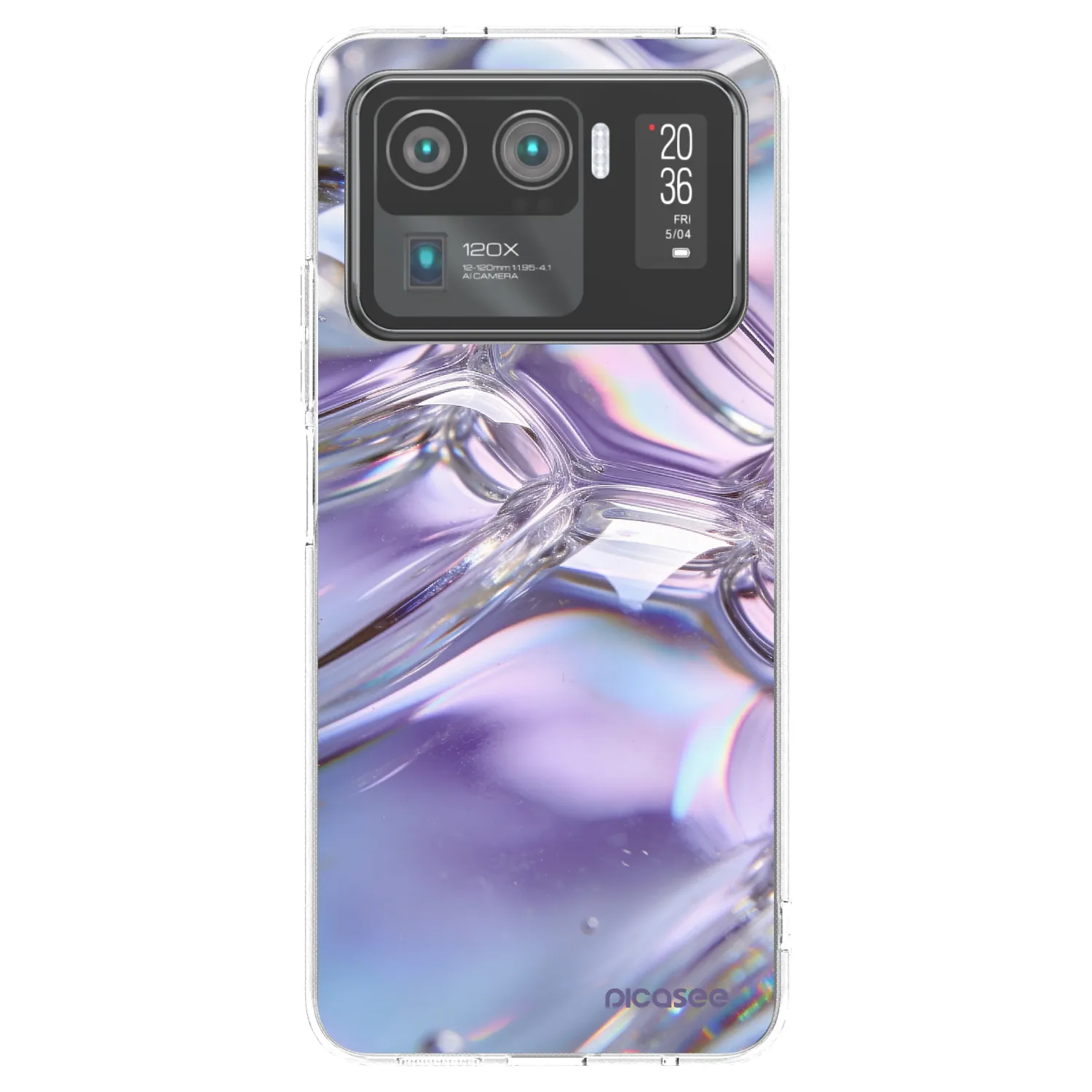 Picasee διαφανής θήκη σιλικόνης Xiaomi Mi 11 Ultra - Iridescent bubbles
