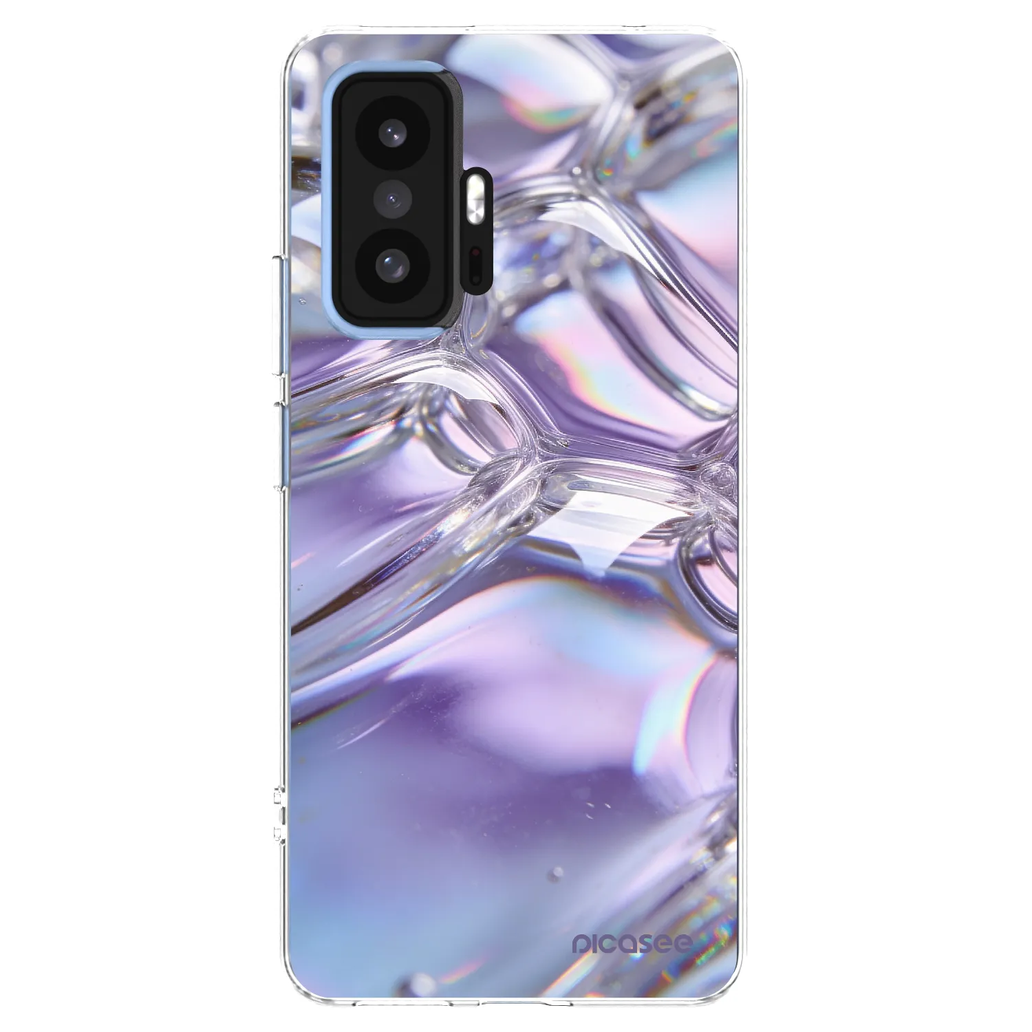 Picasee διαφανής θήκη σιλικόνης Xiaomi 11T - Iridescent bubbles