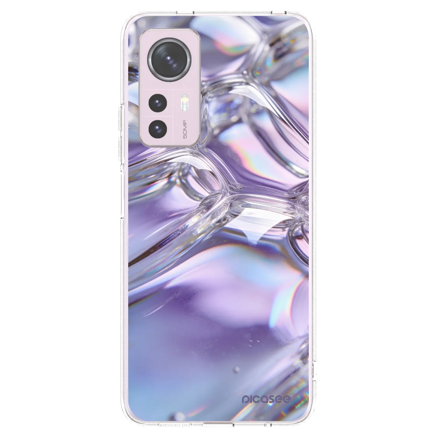 Picasee διαφανής θήκη σιλικόνης Xiaomi 12 - Iridescent bubbles