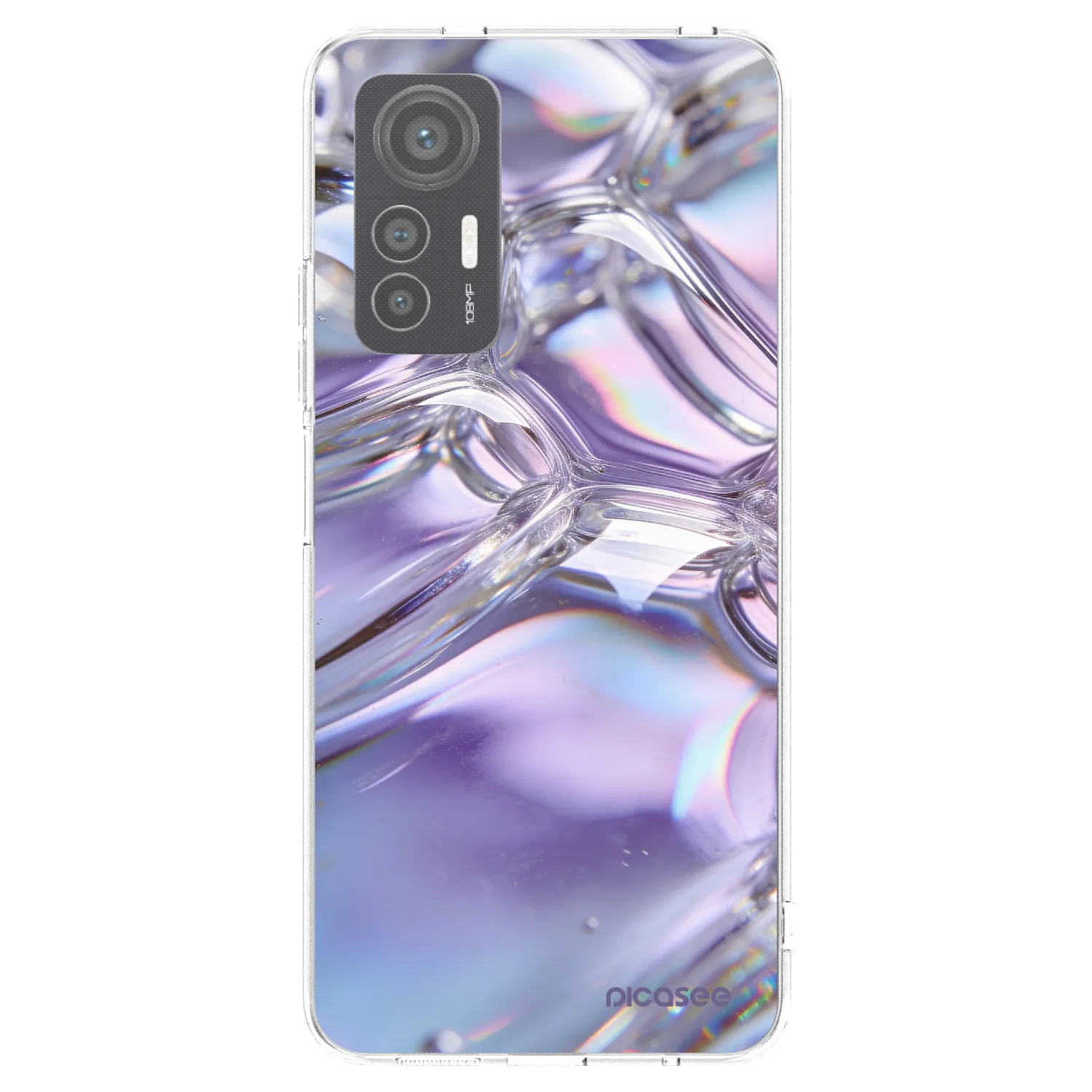 Picasee διαφανής θήκη σιλικόνης Xiaomi 12 Lite - Iridescent bubbles