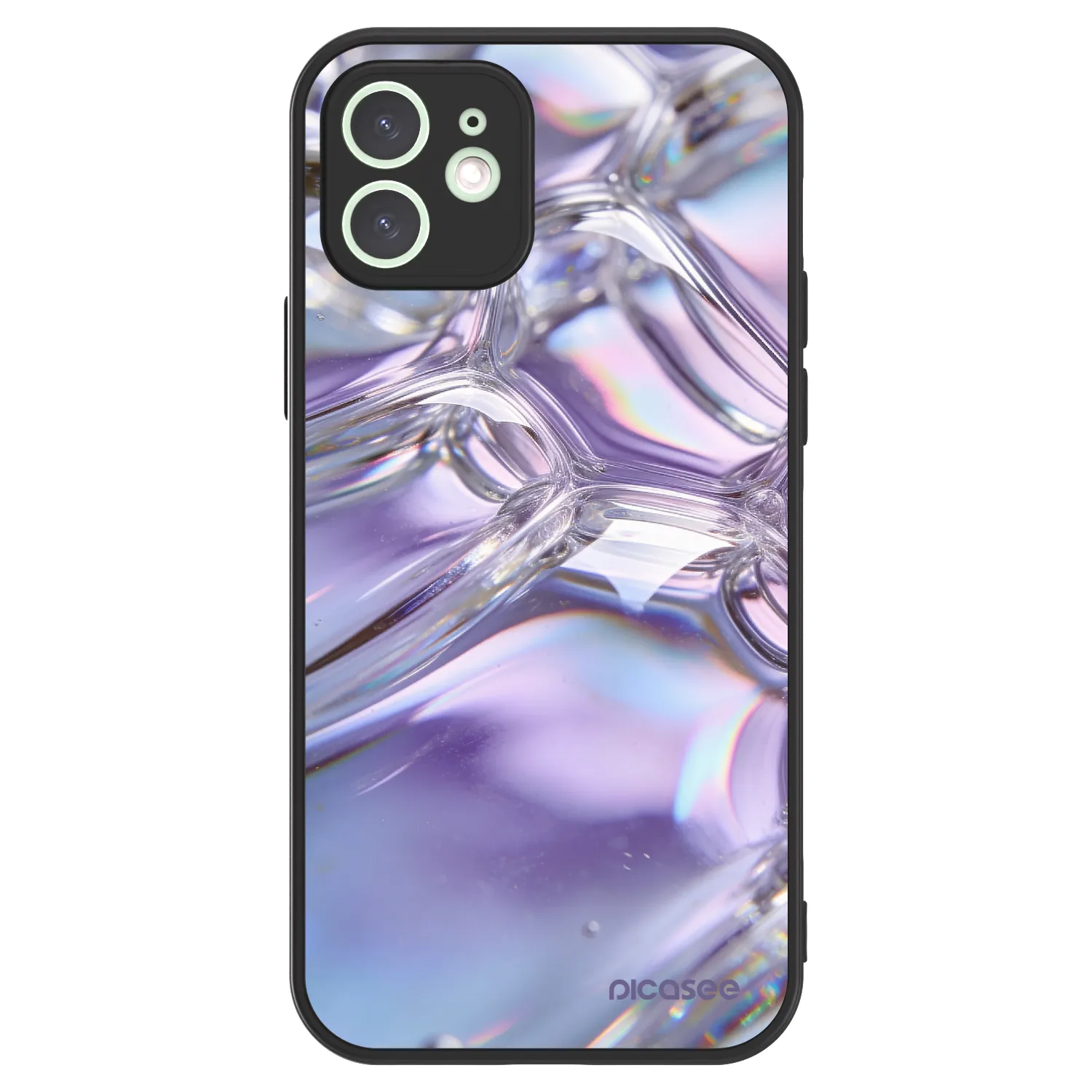 Picasee ULTIMATE CASE MagSafe pro Apple iPhone 12 - Iridescent bubbles