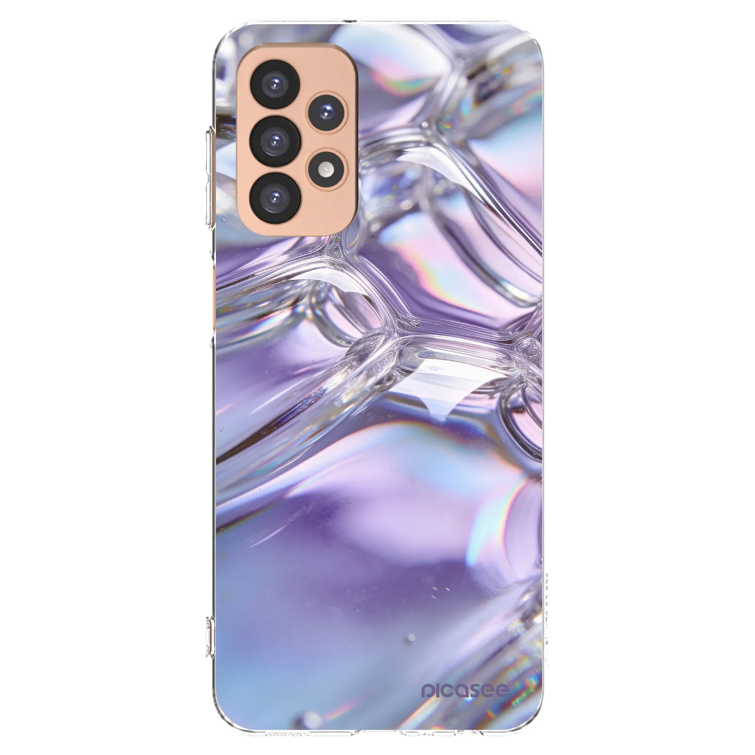 Picasee διαφανής θήκη σιλικόνης Samsung Galaxy A23 A236B 5G - Iridescent bubbles