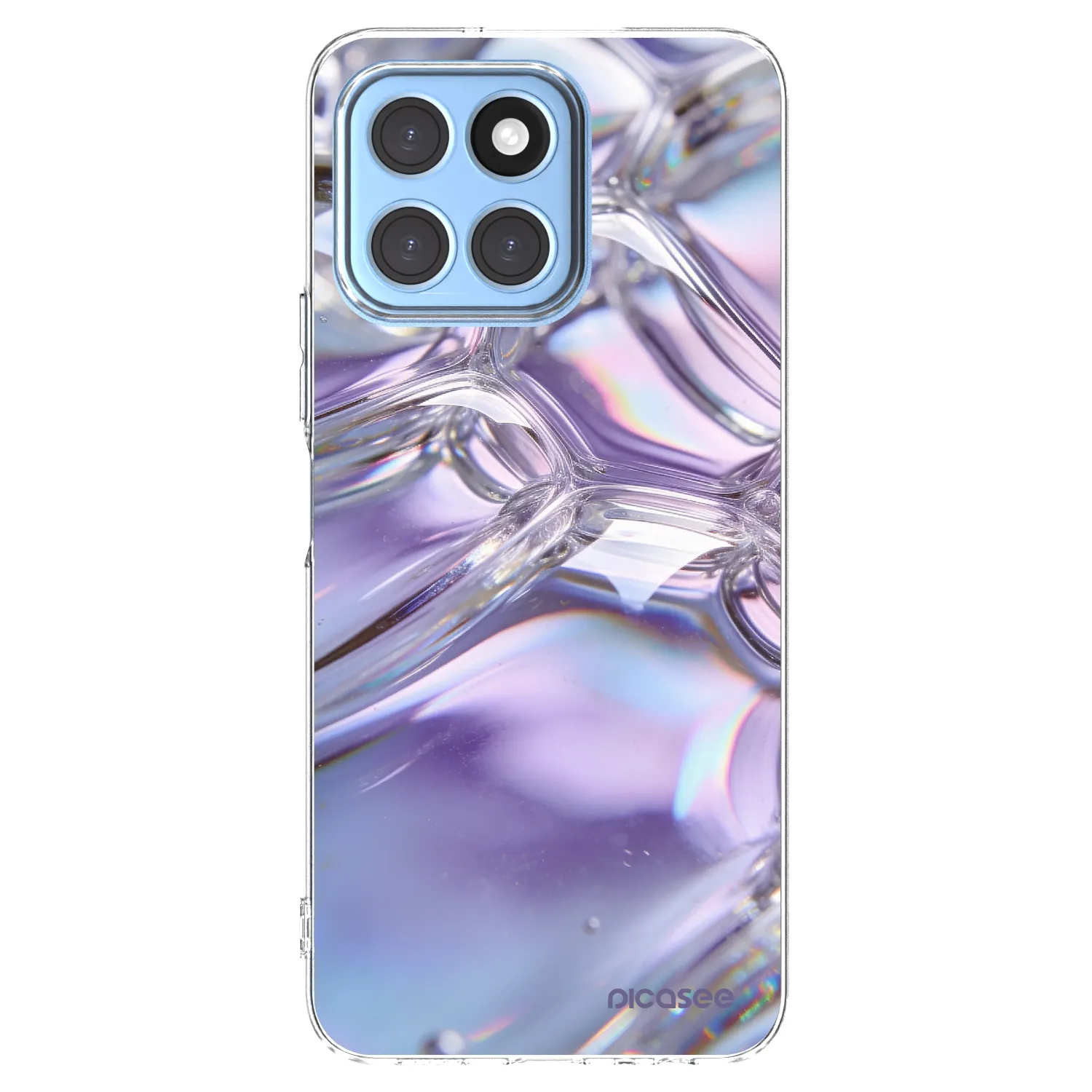 Picasee διαφανής θήκη σιλικόνης Honor X6 - Iridescent bubbles