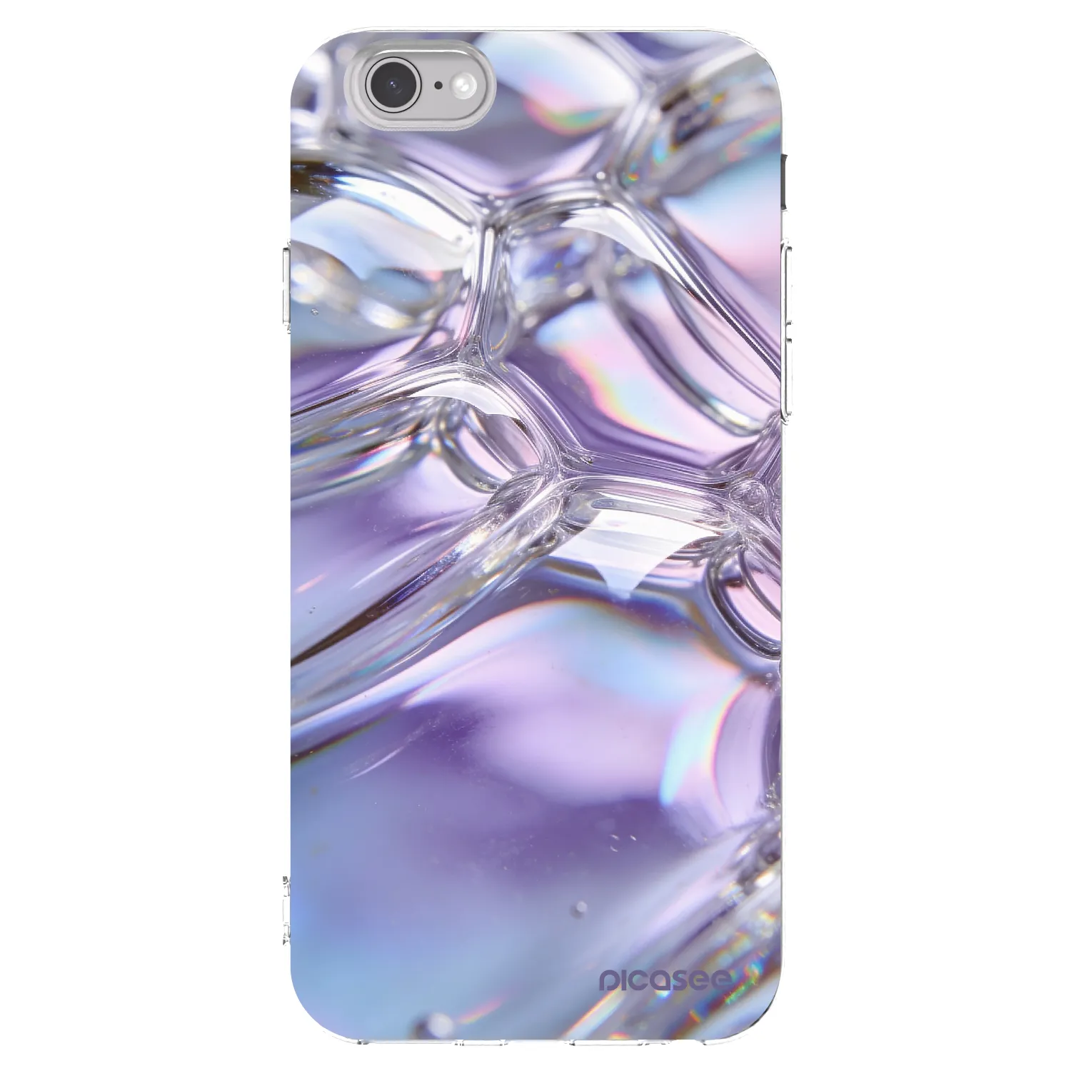 Picasee διαφανής θήκη σιλικόνης Apple iPhone 6/6S - Iridescent bubbles