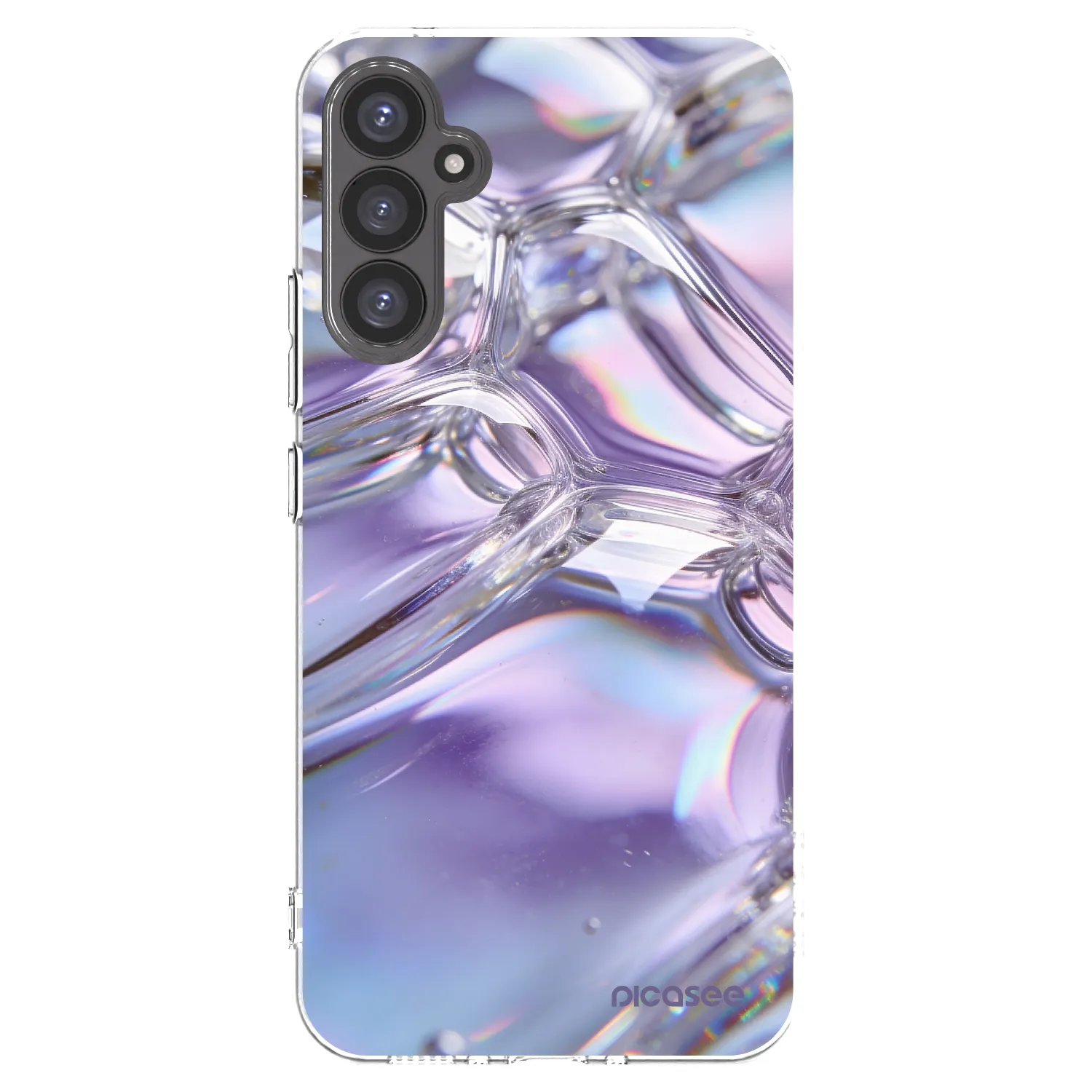 Picasee διαφανής θήκη σιλικόνης Samsung Galaxy A34 5G A346B - Iridescent bubbles