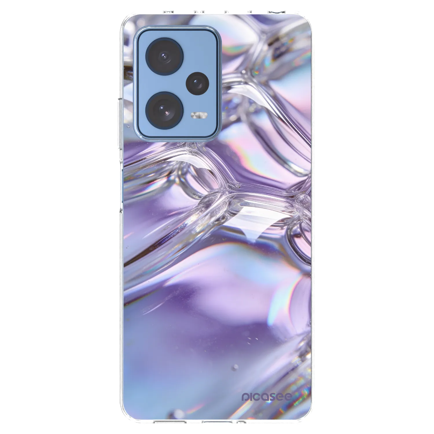 Picasee διαφανής θήκη σιλικόνης Xiaomi Redmi Note 12 Pro 5G - Iridescent bubbles