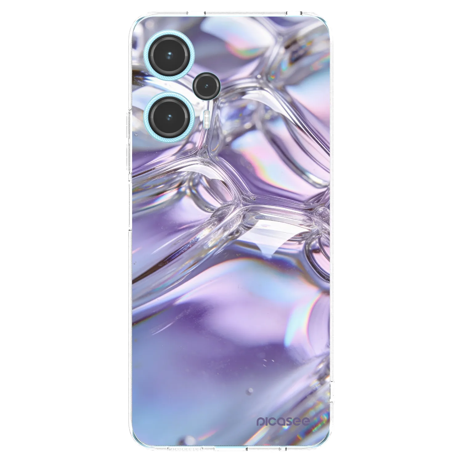 Picasee διαφανής θήκη σιλικόνης Xiaomi Poco F5 - Iridescent bubbles