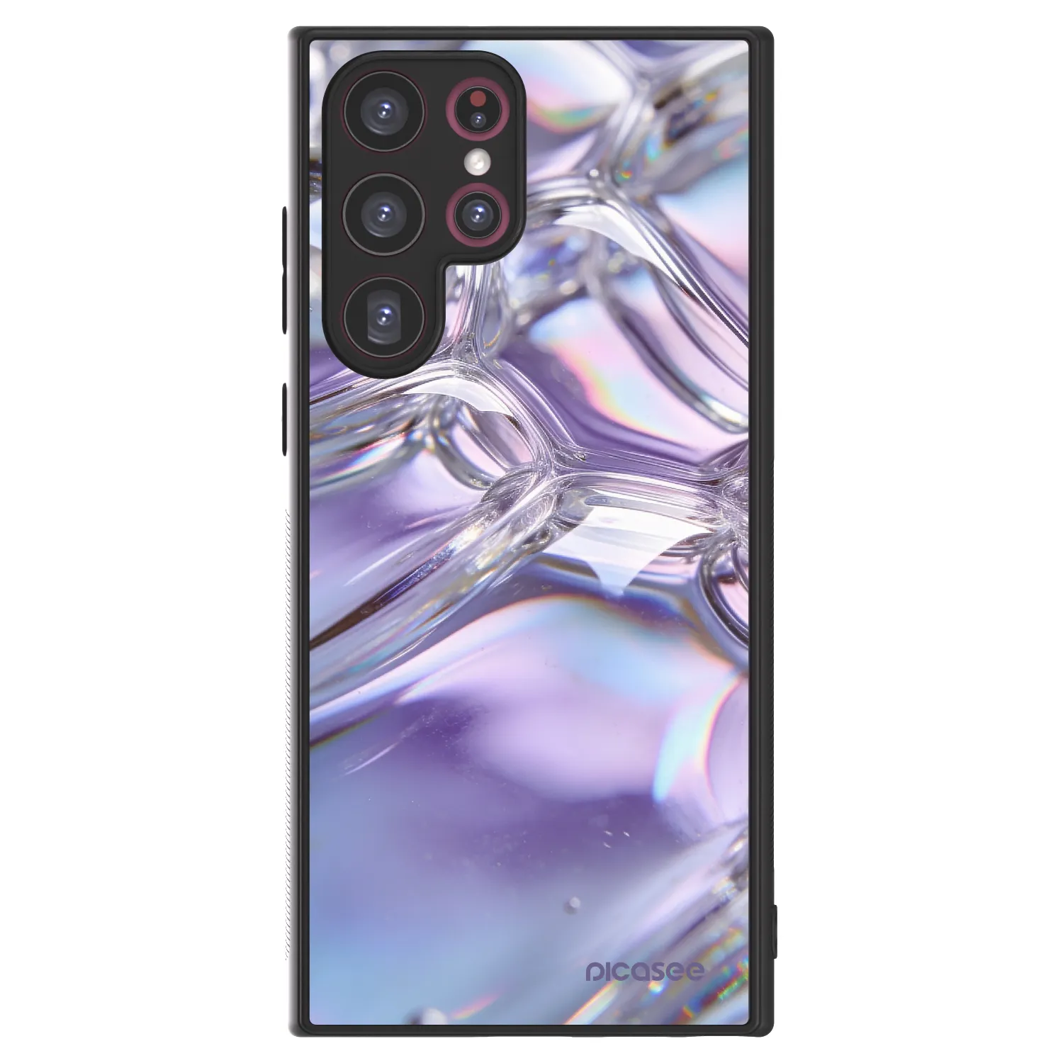 Picasee ULTIMATE CASE PowerShare για Samsung Galaxy S22 Ultra 5G - Iridescent bubbles