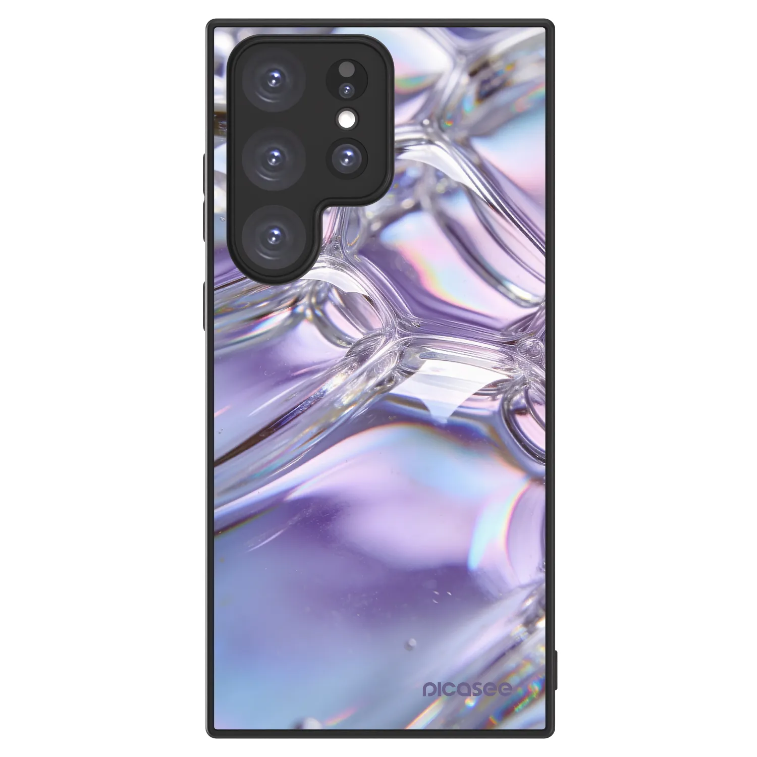 Picasee ULTIMATE CASE PowerShare για Samsung Galaxy S23 Ultra 5G - Iridescent bubbles