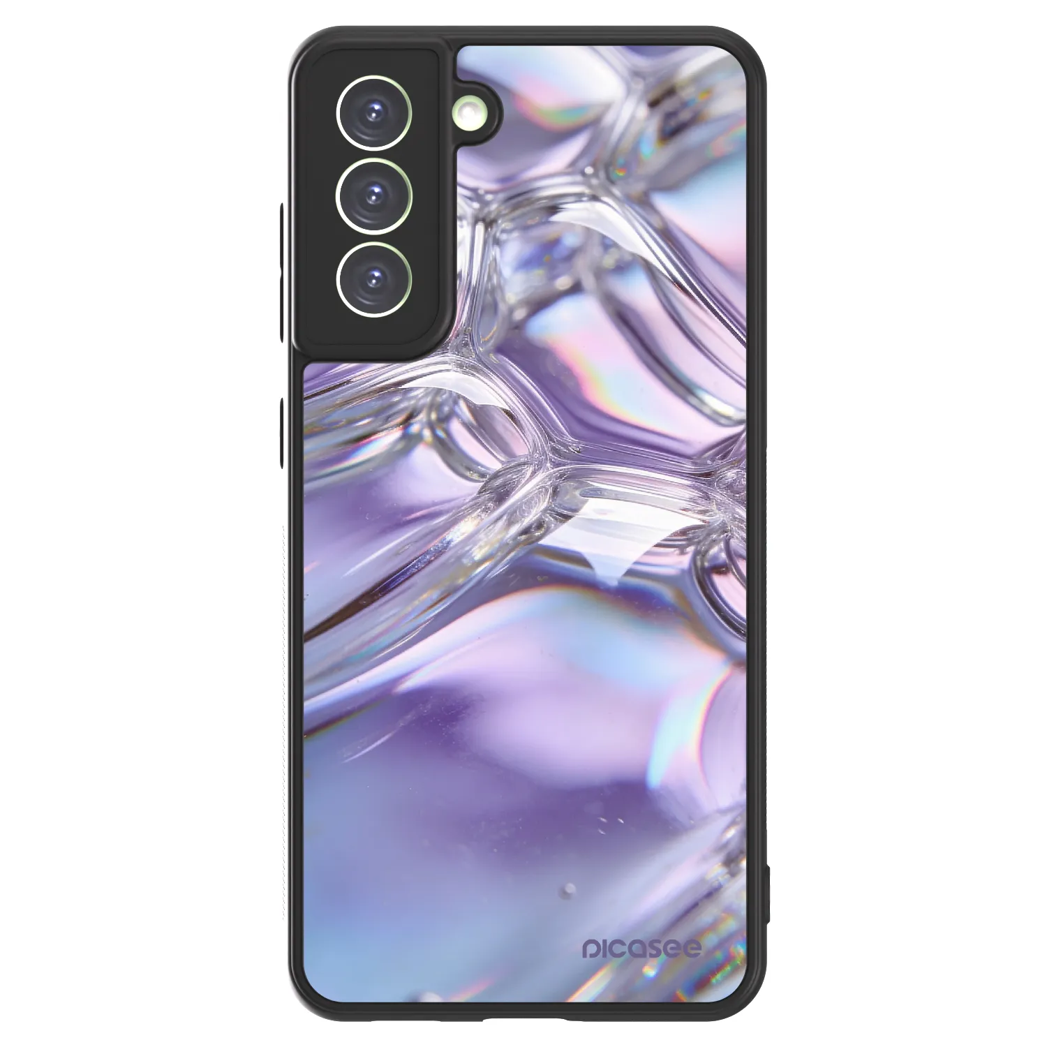 Picasee ULTIMATE CASE PowerShare για Samsung Galaxy S21 FE 5G - Iridescent bubbles