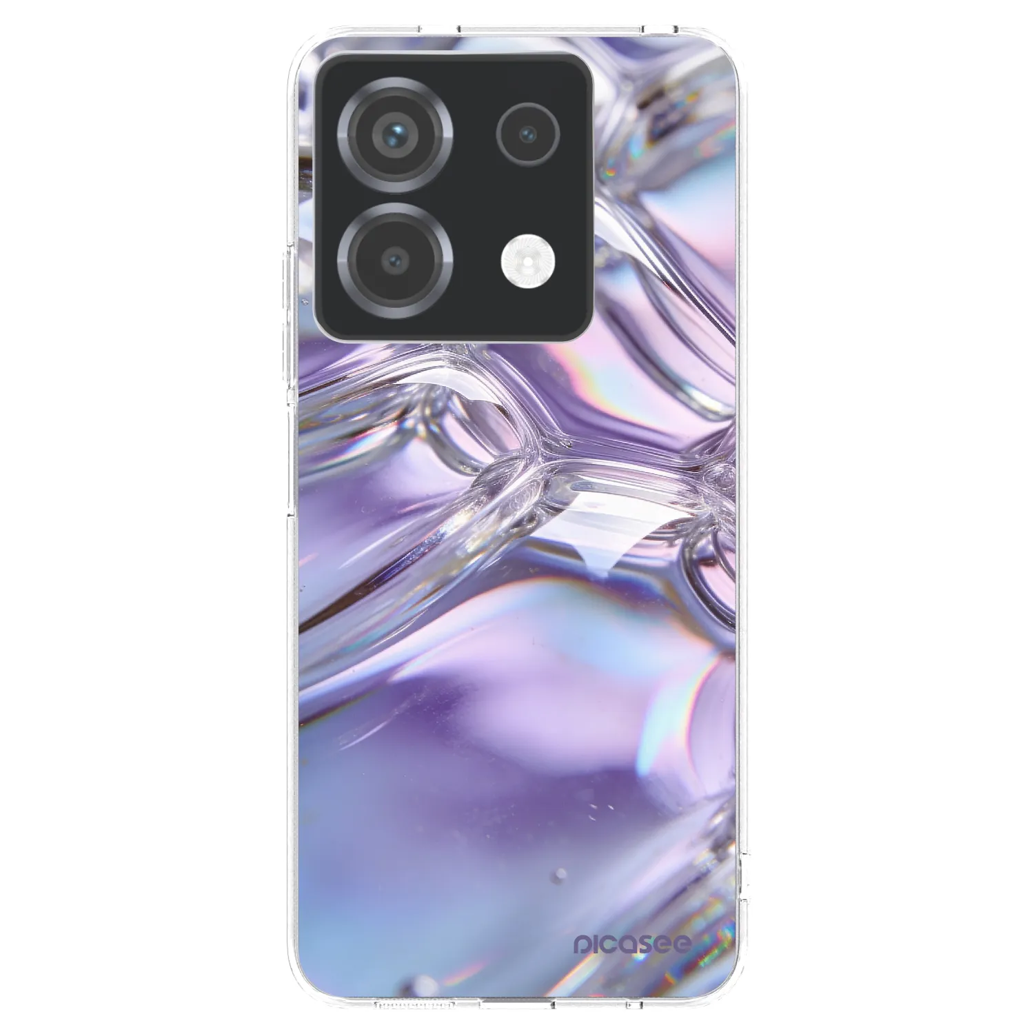 Picasee διαφανής θήκη σιλικόνης Xiaomi Poco X6 - Iridescent bubbles