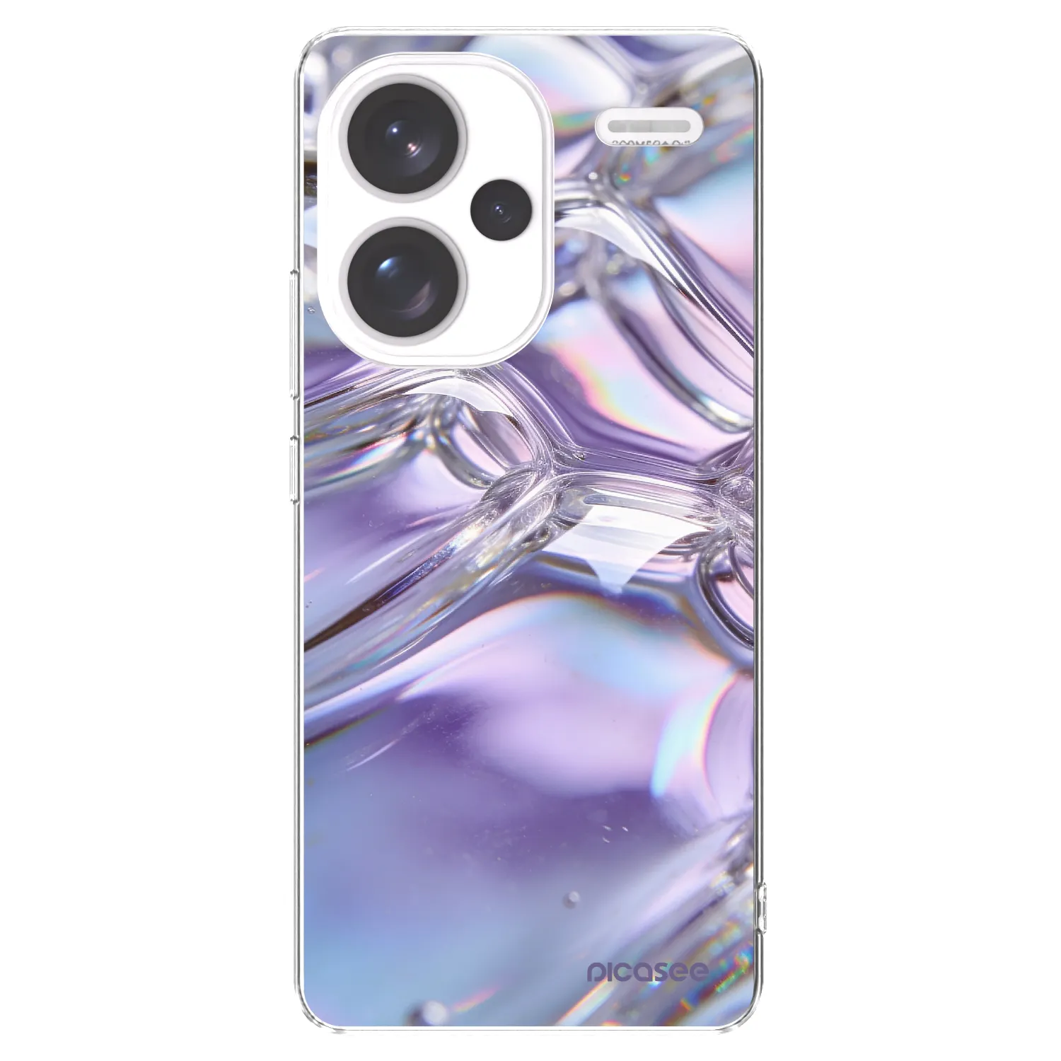 Picasee διαφανής θήκη σιλικόνης Xiaomi Redmi Note 13 Pro+ 5G - Iridescent bubbles