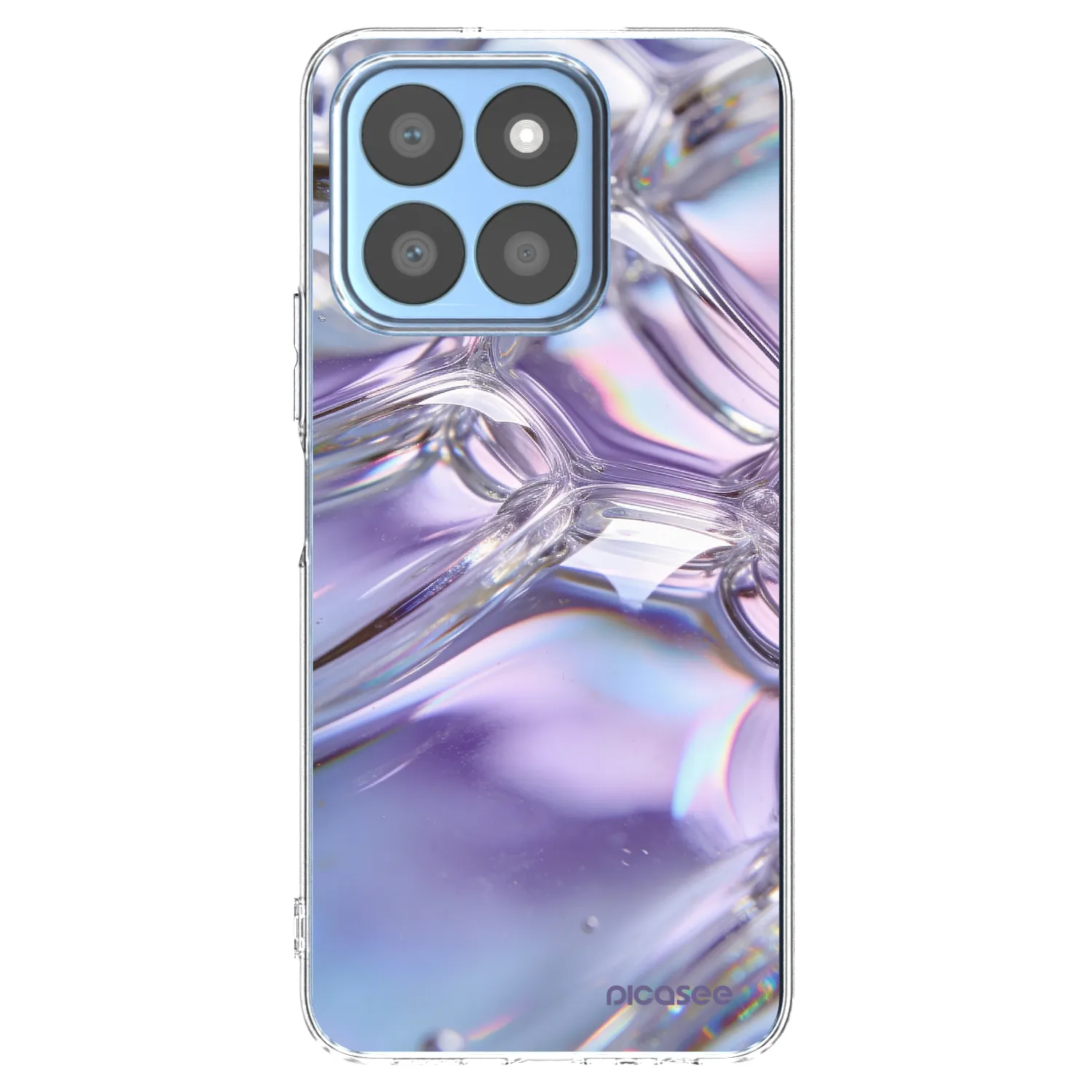 Picasee διαφανής θήκη σιλικόνης Honor X8b - Iridescent bubbles