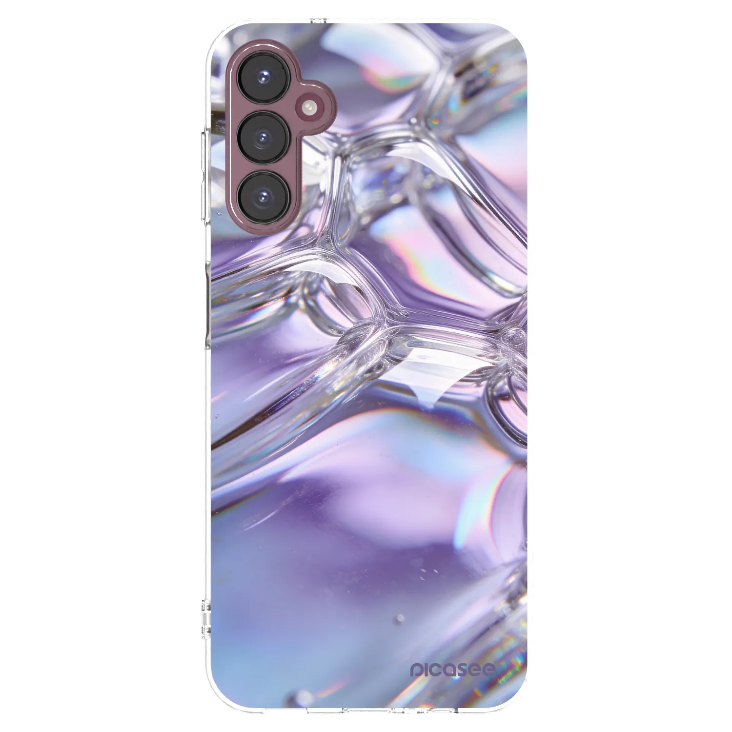 Picasee διαφανής θήκη σιλικόνης Samsung Galaxy A05s A057G - Iridescent bubbles