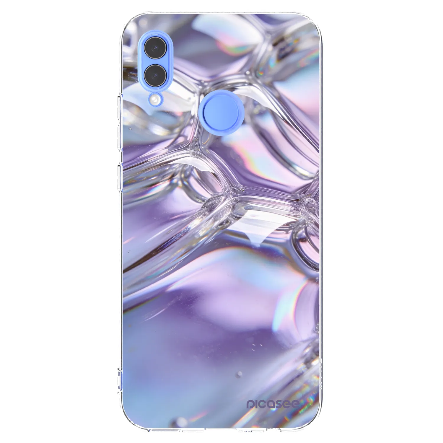 Picasee διαφανής θήκη σιλικόνης Honor 10 Lite - Iridescent bubbles