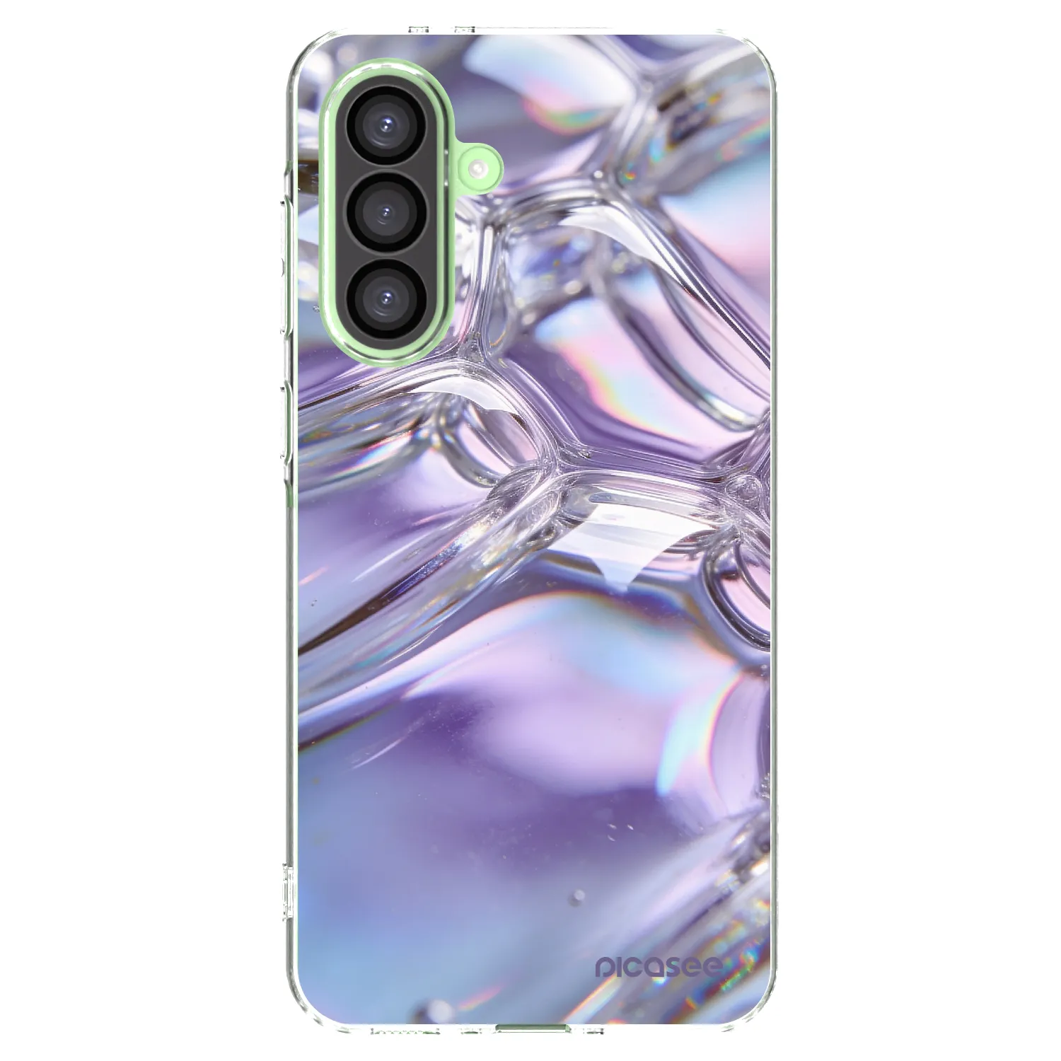 Picasee διαφανής θήκη σιλικόνης Samsung Galaxy A26 5G A266B - Iridescent bubbles