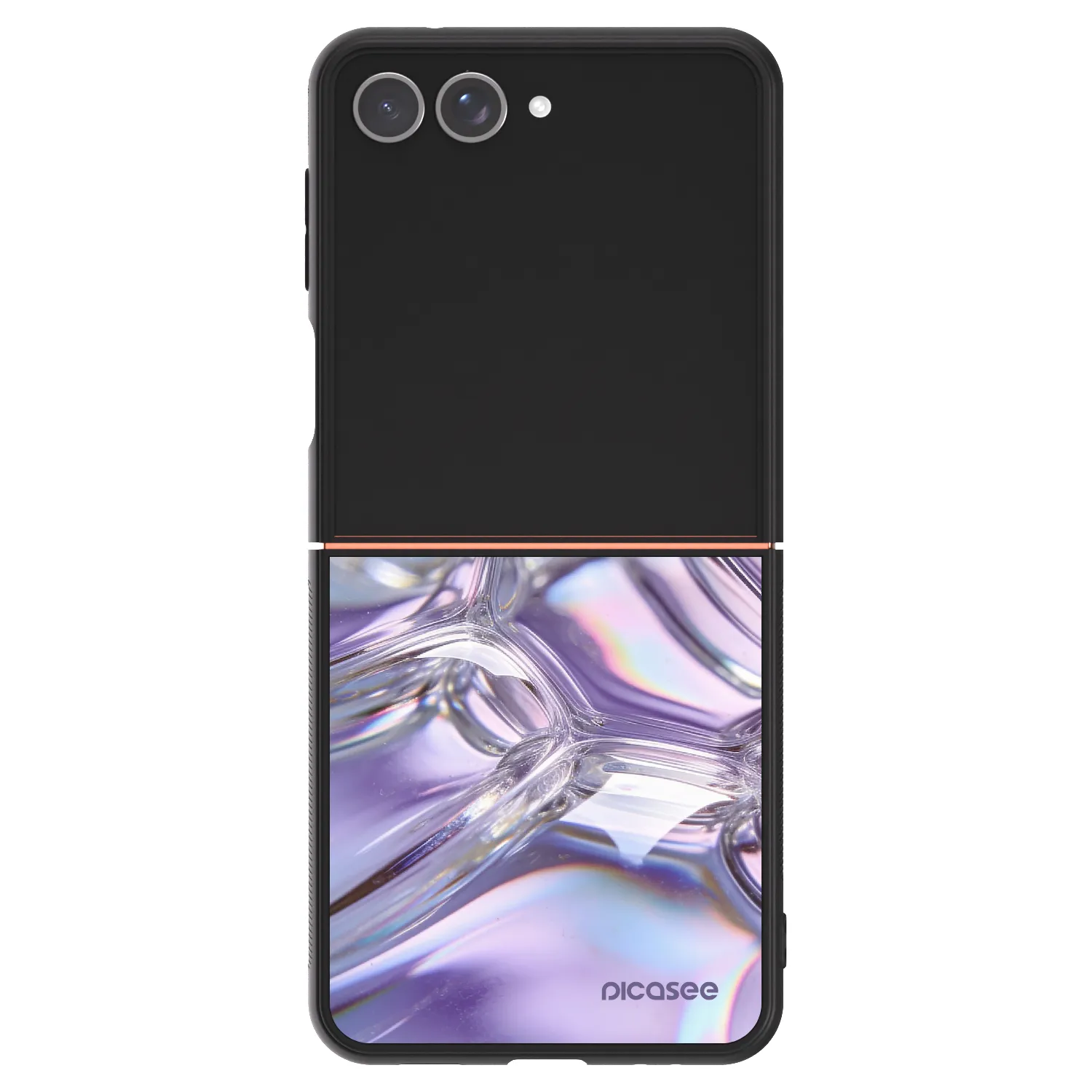 Picasee ULTIMATE CASE για Samsung Galaxy Z Flip7 5G - Iridescent bubbles