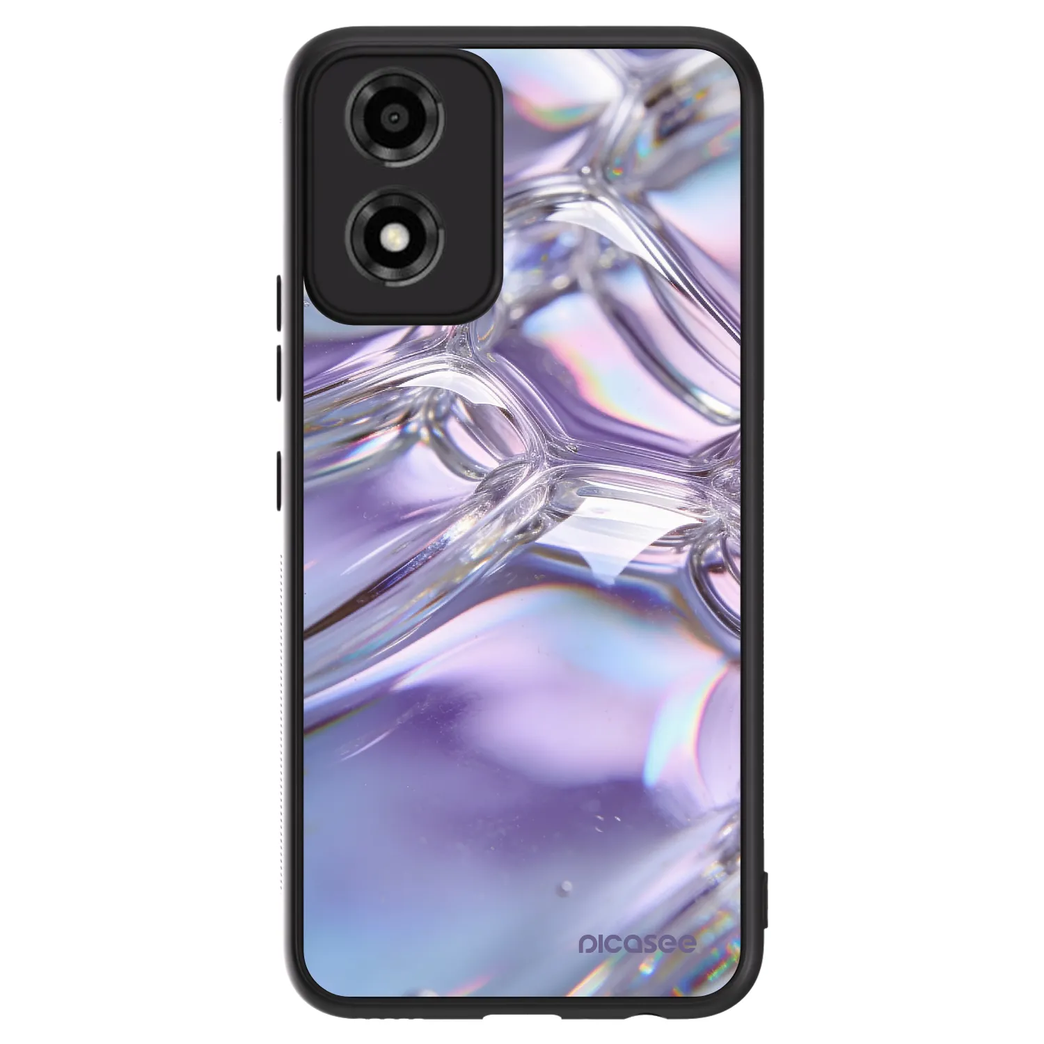 Picasee ULTIMATE CASE για Motorola Moto E14 - Iridescent bubbles