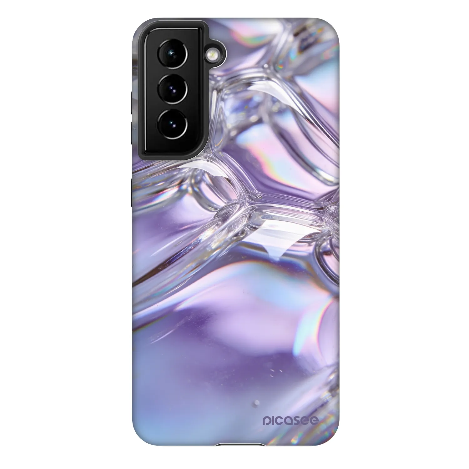 Picasee Fashion Case για Samsung Galaxy S21 FE 5G - Iridescent bubbles