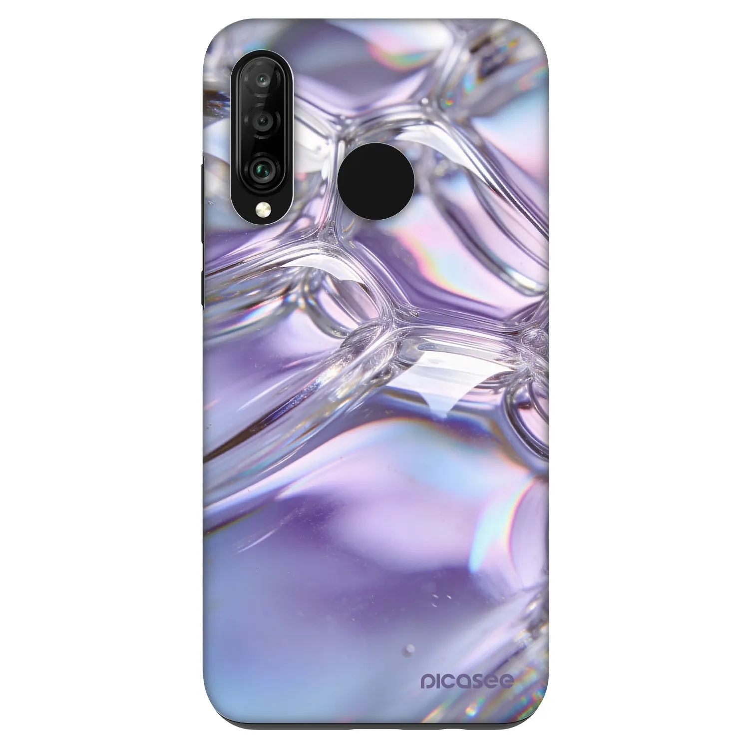 Picasee Fashion Case για Huawei P30 Lite - Iridescent bubbles
