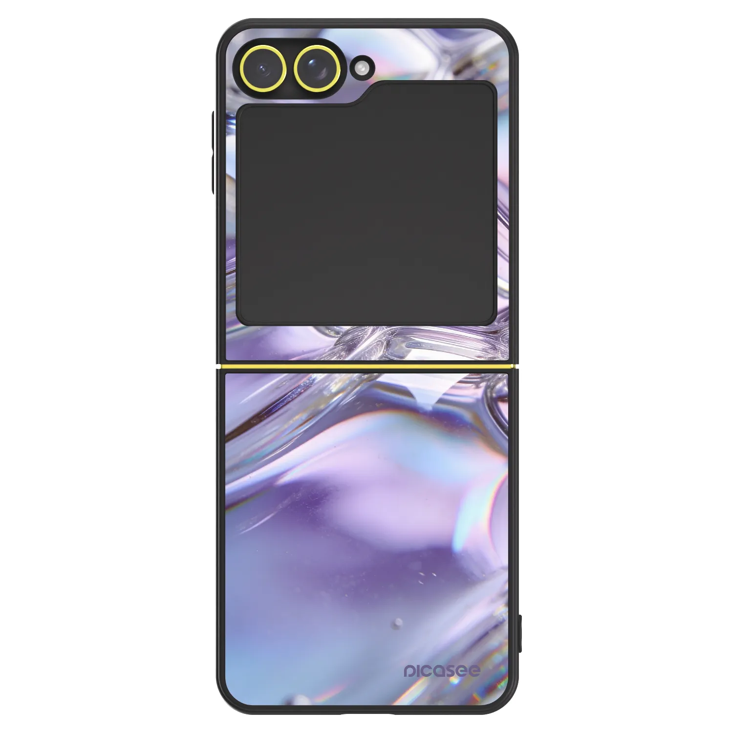 Picasee ULTIMATE CASE για Samsung Galaxy Z Flip7 FE 5G - Iridescent bubbles