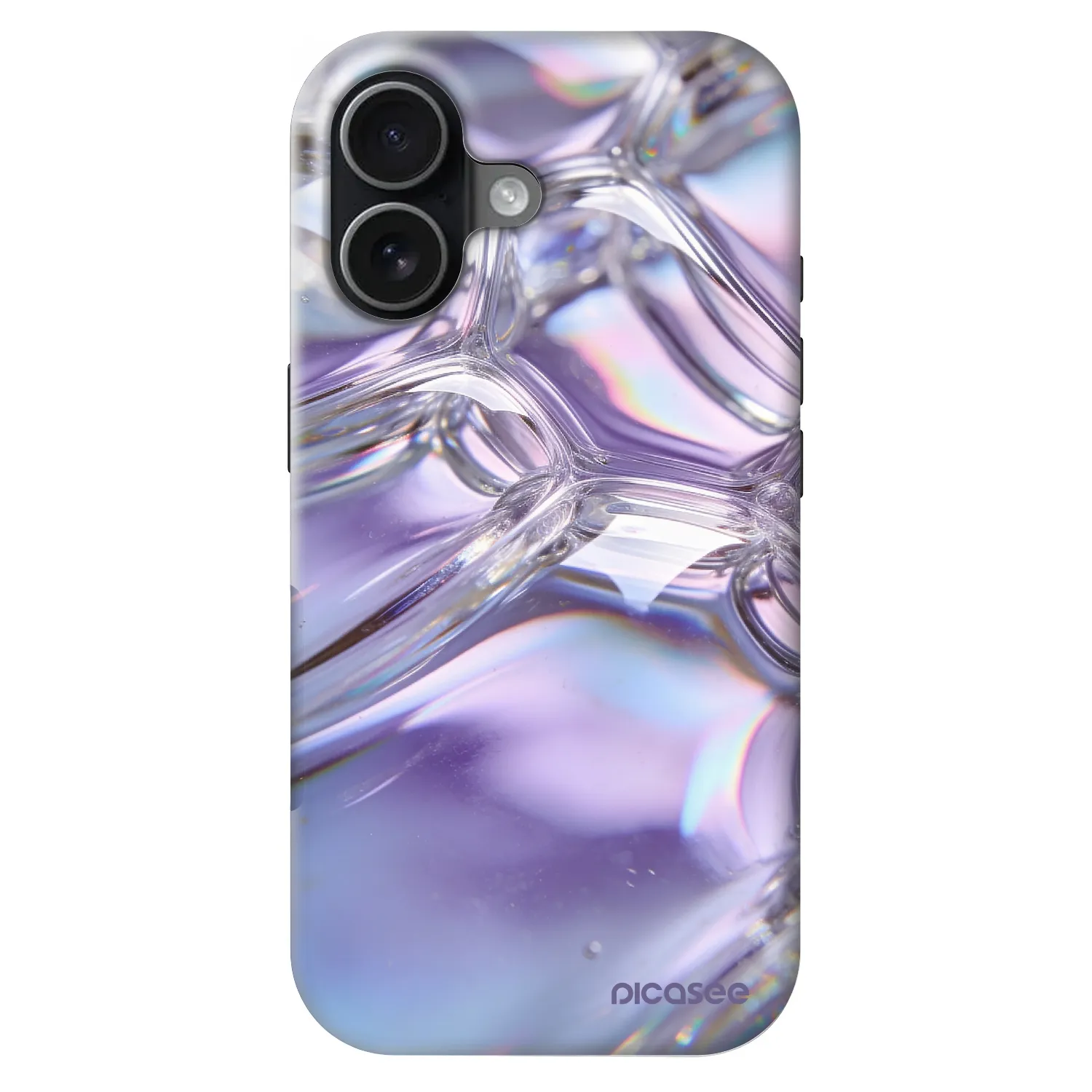 Picasee Fashion Case MagSafe για Apple iPhone 17 - Iridescent bubbles