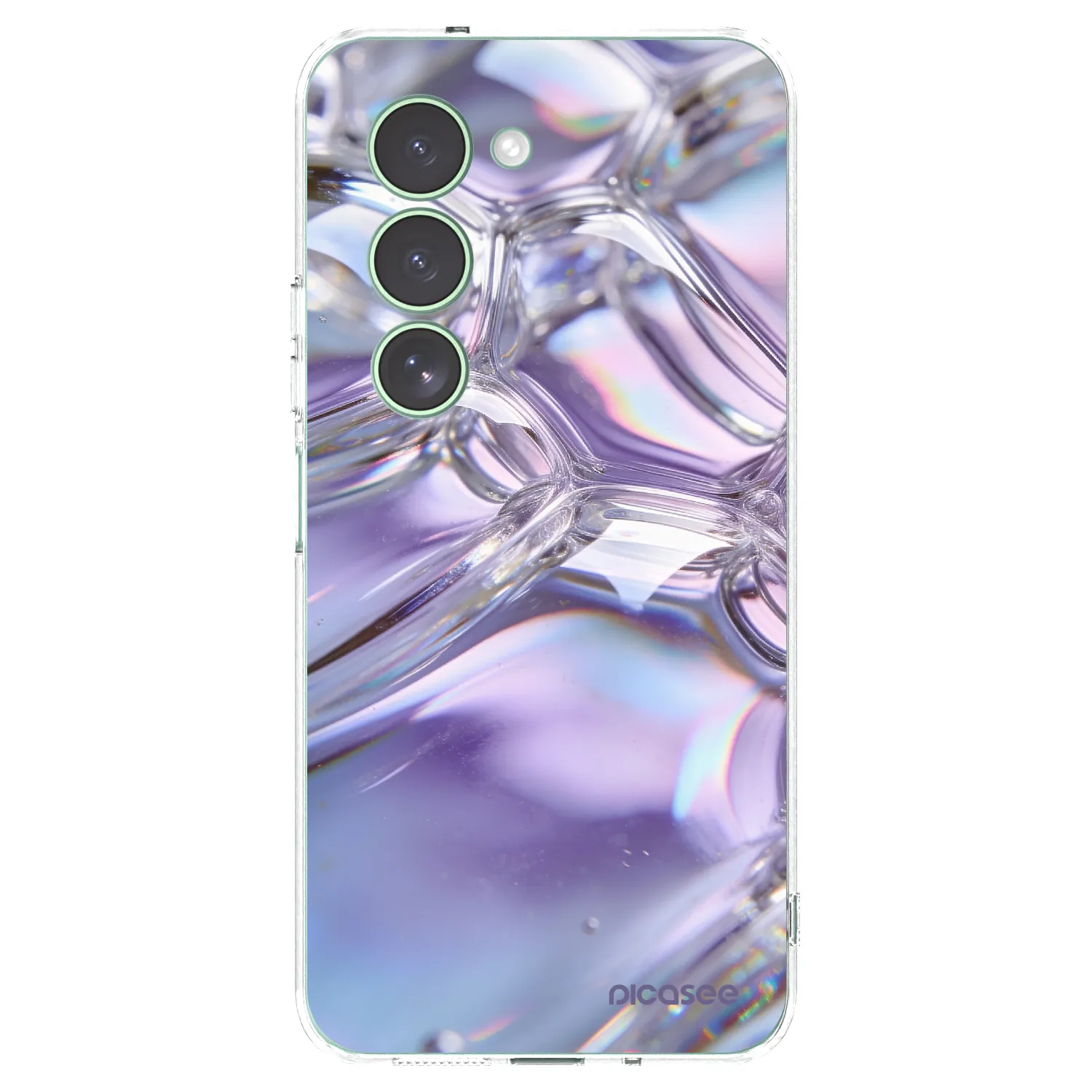 Picasee διαφανής θήκη σιλικόνης Xiaomi Redmi 15 5G - Iridescent bubbles