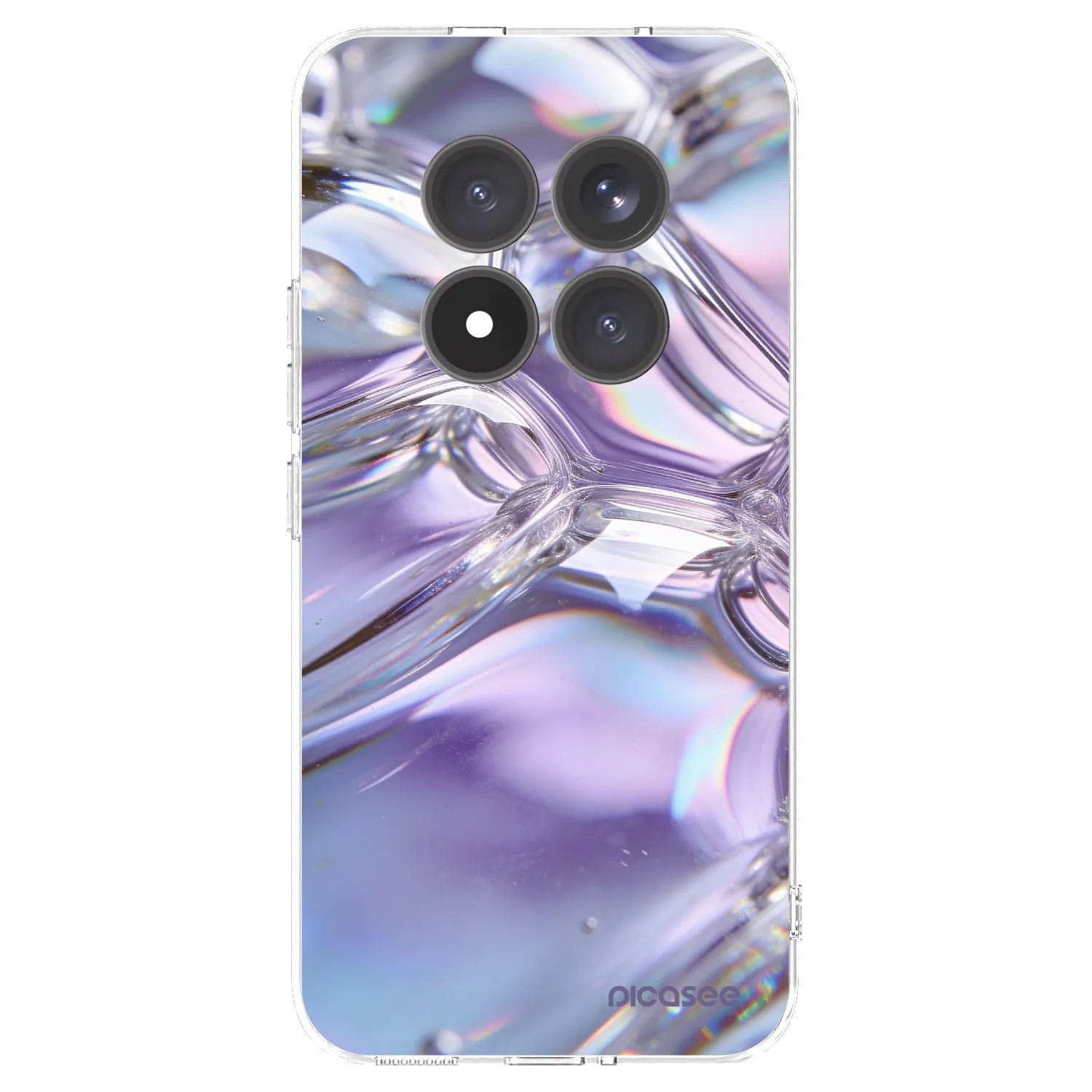 Picasee διαφανής θήκη σιλικόνης Xiaomi Redmi Note 15 Pro+ - Iridescent bubbles