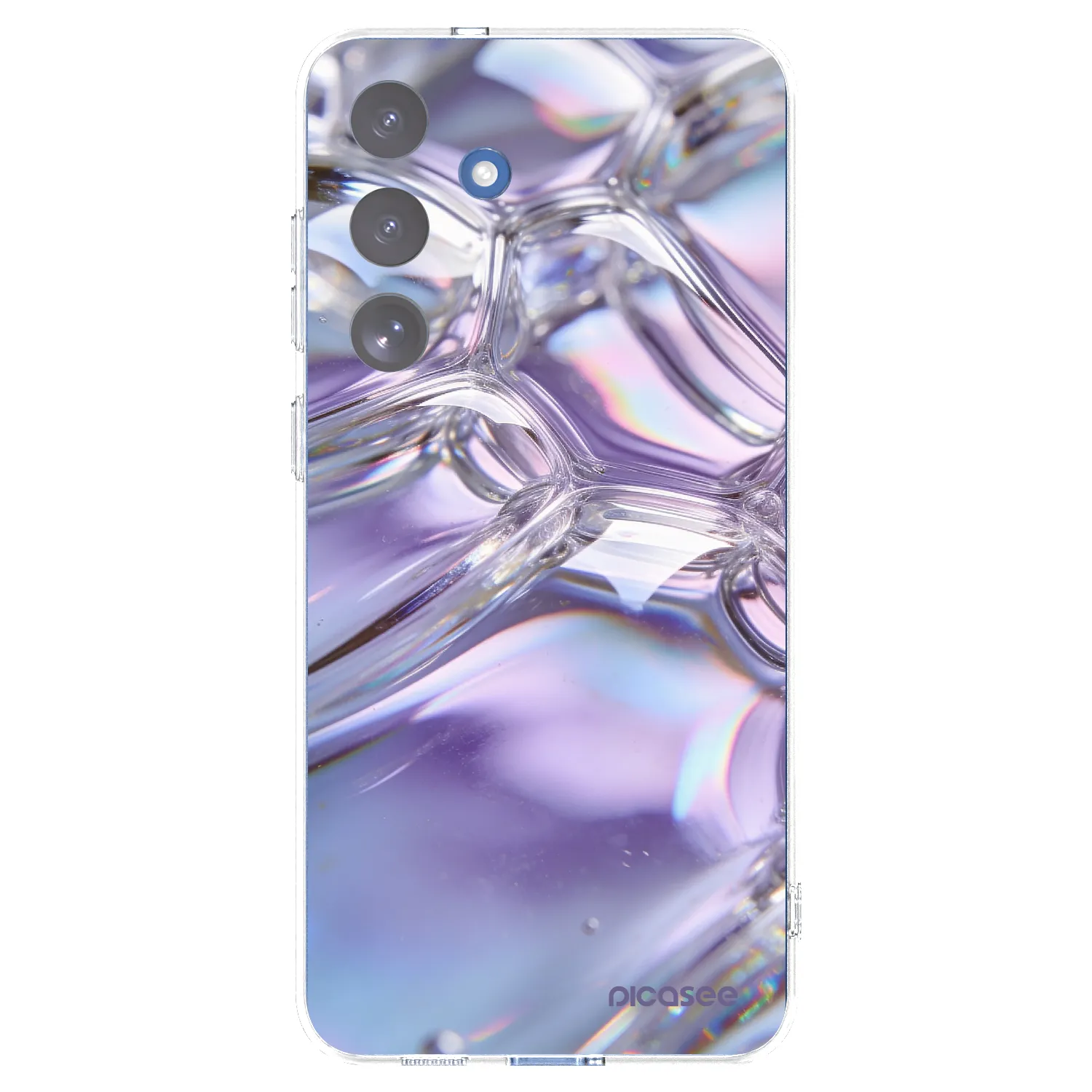 Picasee διαφανής θήκη σιλικόνης Samsung Galaxy S25 FE 5G - Iridescent bubbles