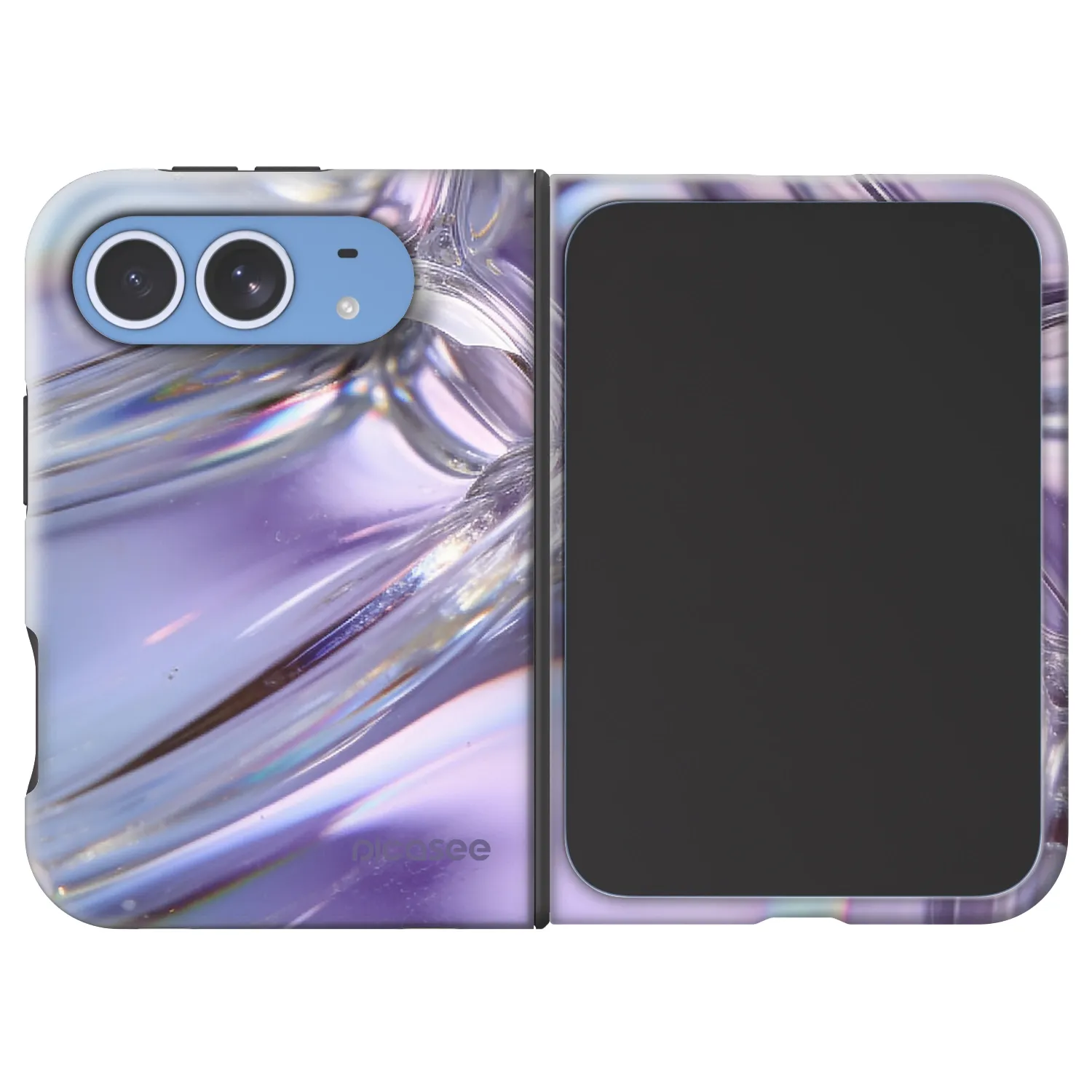 Picasee Fashion Case MagSafe για Apple iPhone Duo - Iridescent bubbles