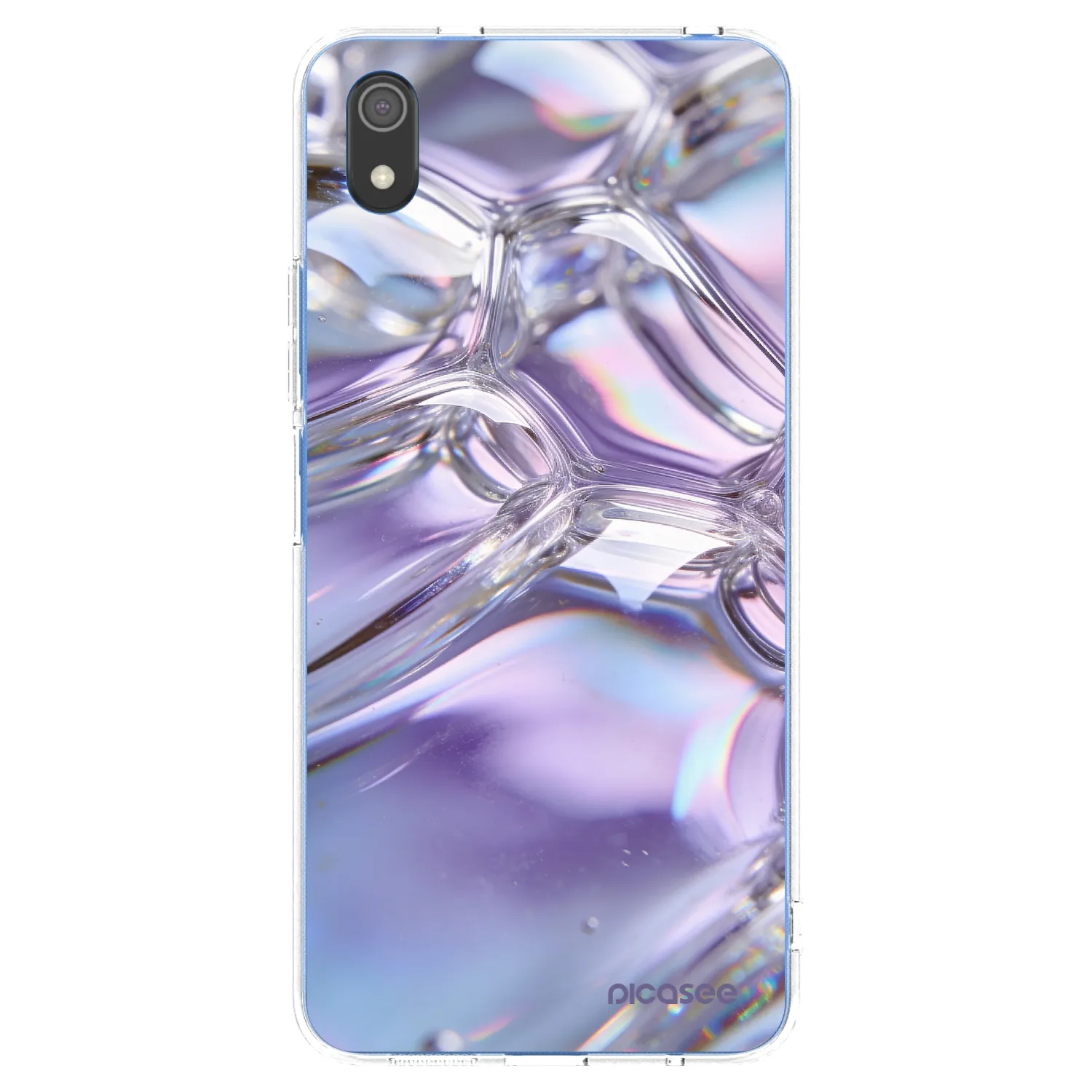 Picasee διαφανής θήκη σιλικόνης Xiaomi Redmi 7A - Iridescent bubbles
