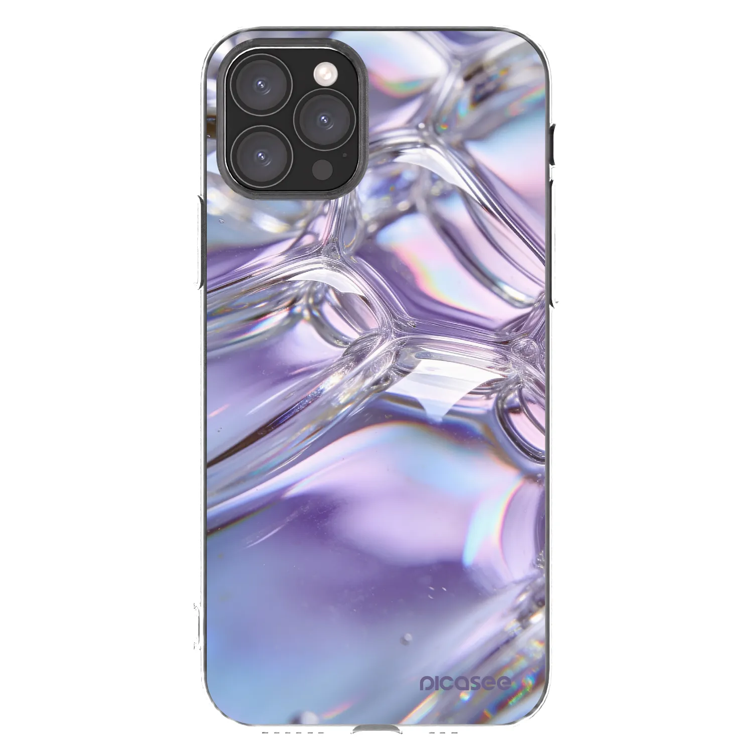 Picasee διαφανής θήκη σιλικόνης Apple iPhone 11 Pro - Iridescent bubbles