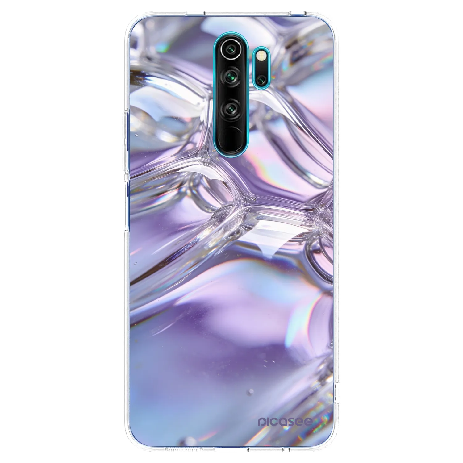 Picasee διαφανής θήκη σιλικόνης Xiaomi Redmi Note 8 Pro - Iridescent bubbles