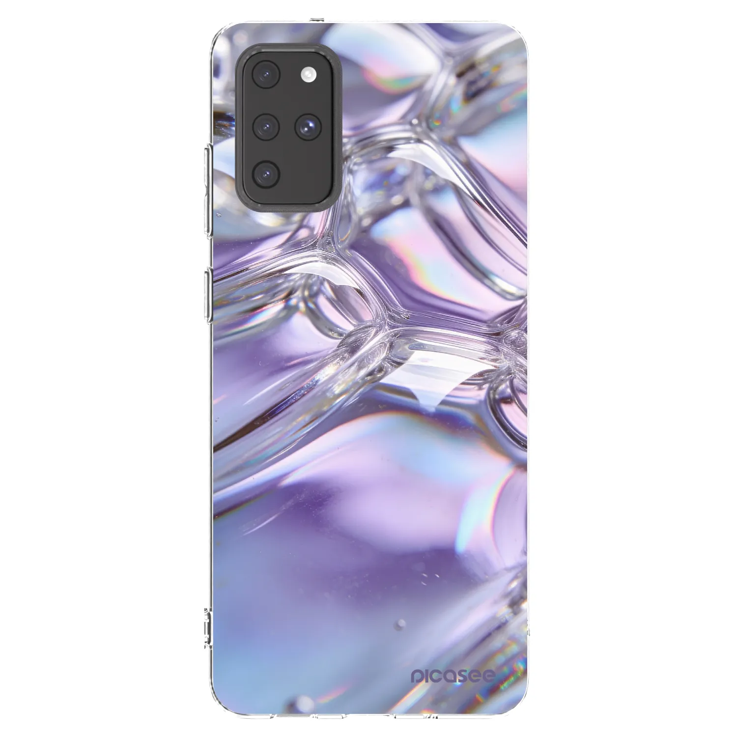 Picasee διαφανής θήκη σιλικόνης Samsung Galaxy S20+ G985F - Iridescent bubbles