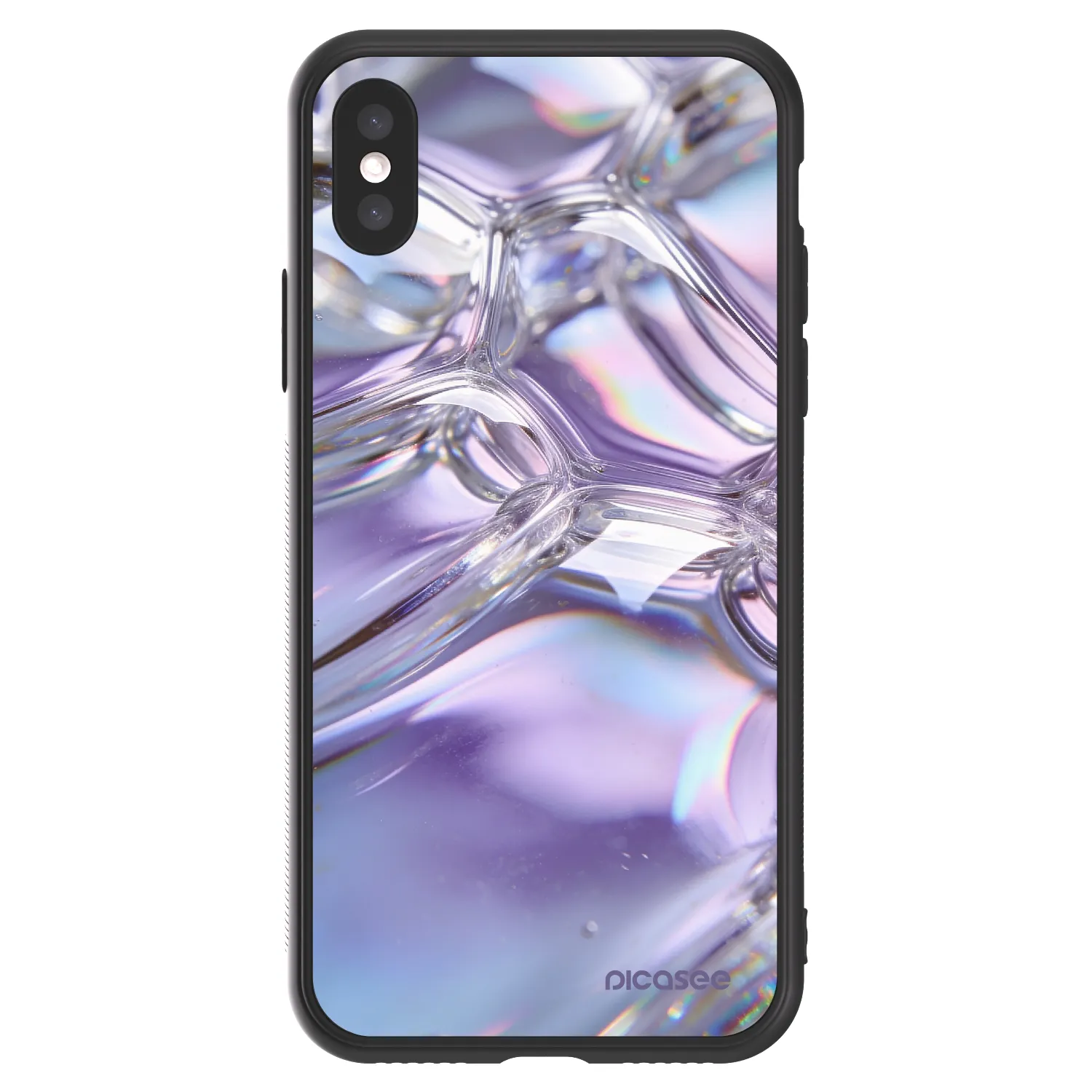 Picasee ULTIMATE CASE για Apple iPhone X/XS - Iridescent bubbles